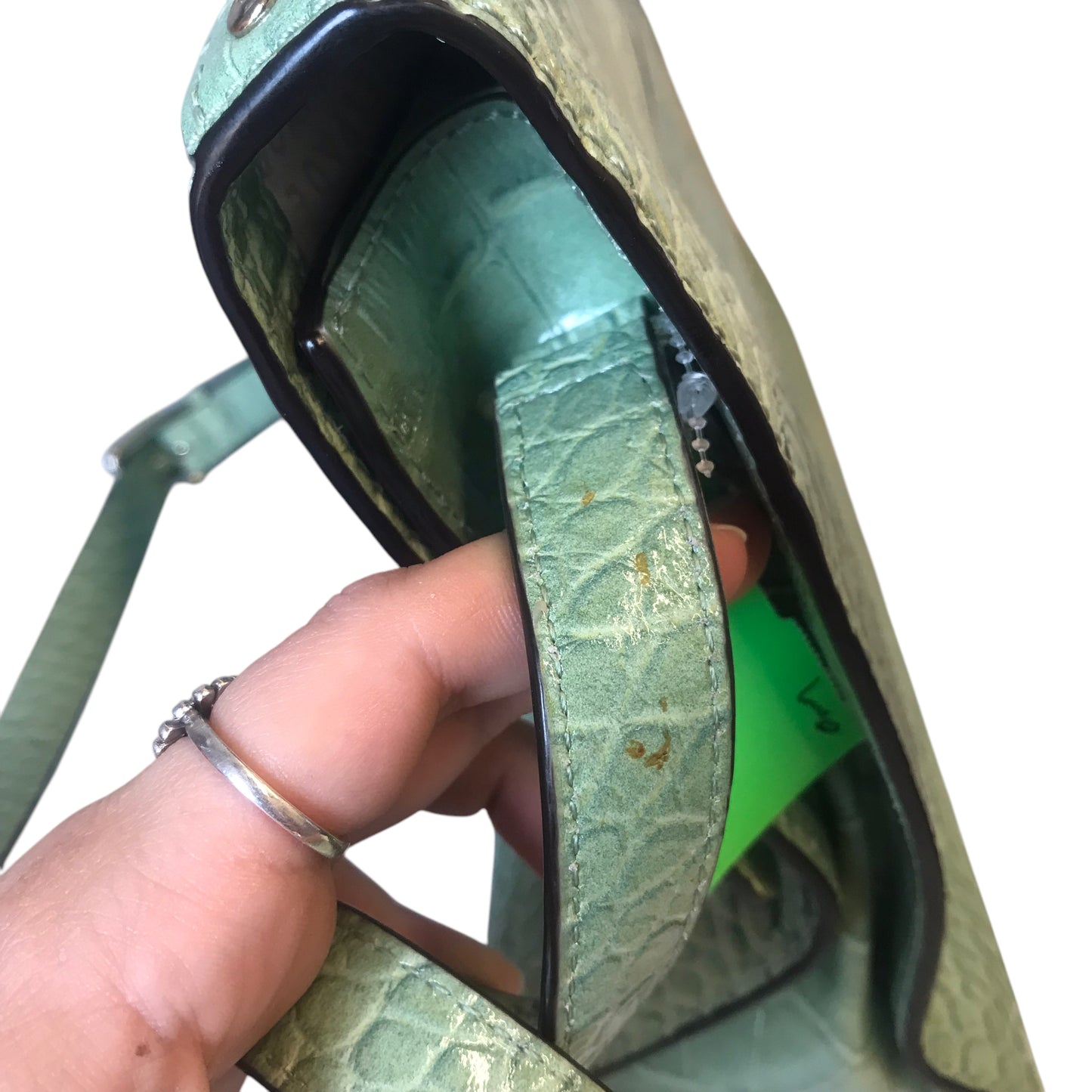 Handbag Designer By Kate Spade In Green, Size:Medium