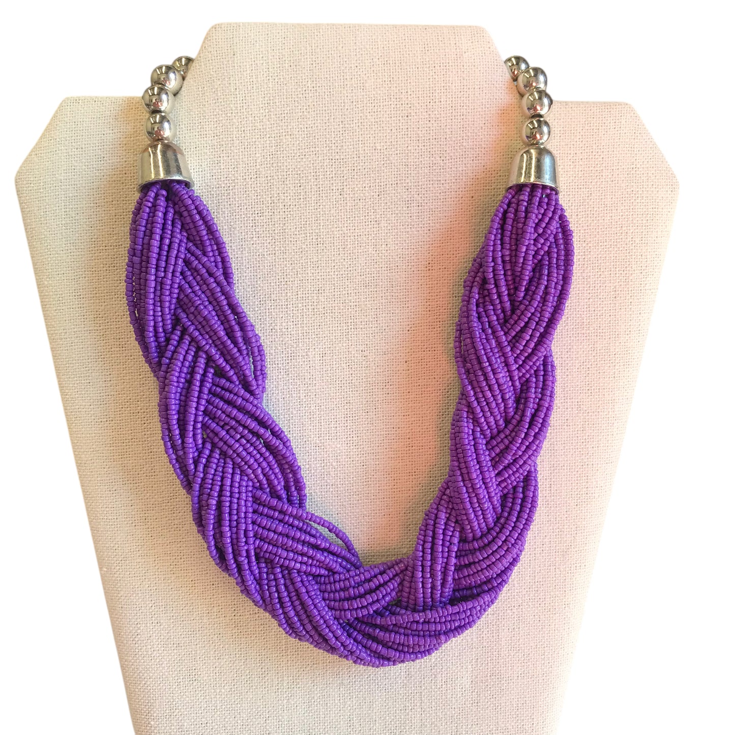 Necklace Other In Purple