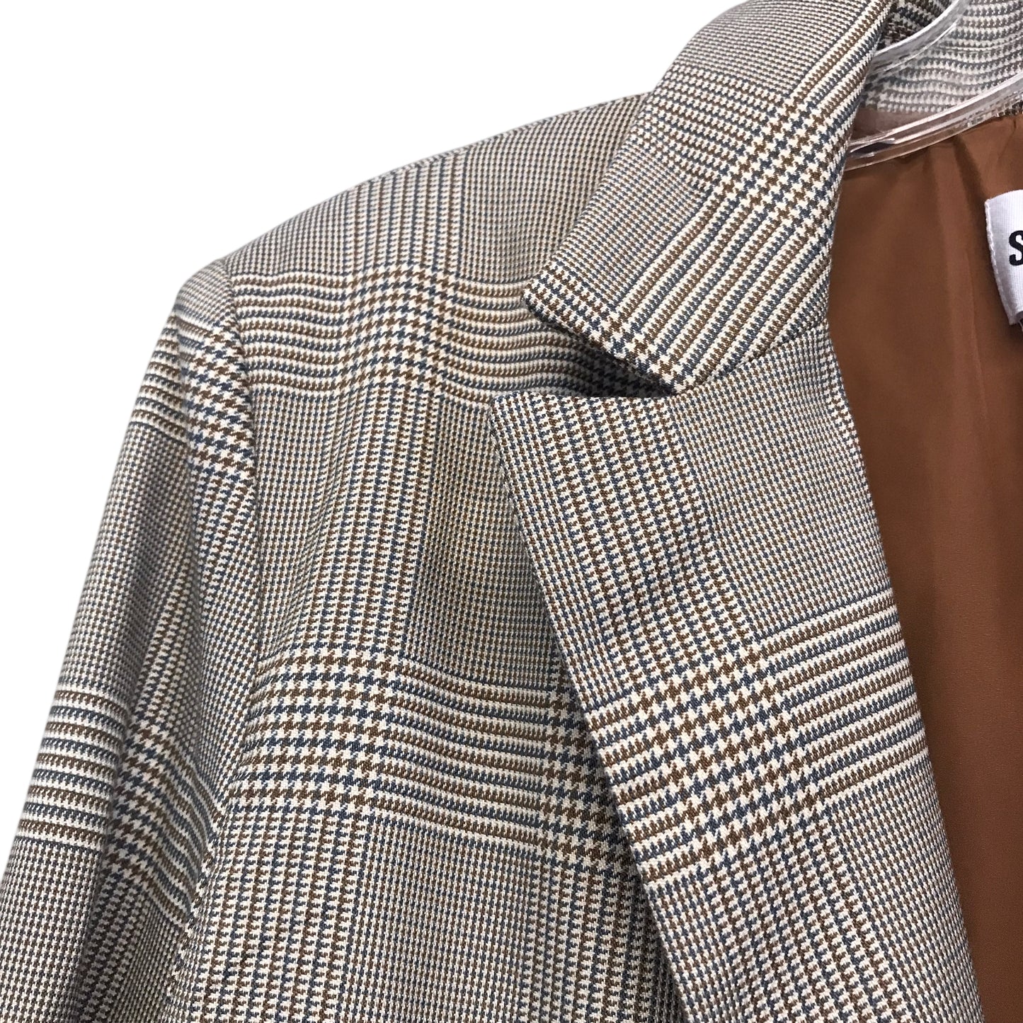 Blazer By Steve Madden In Plaid Pattern, Size:S