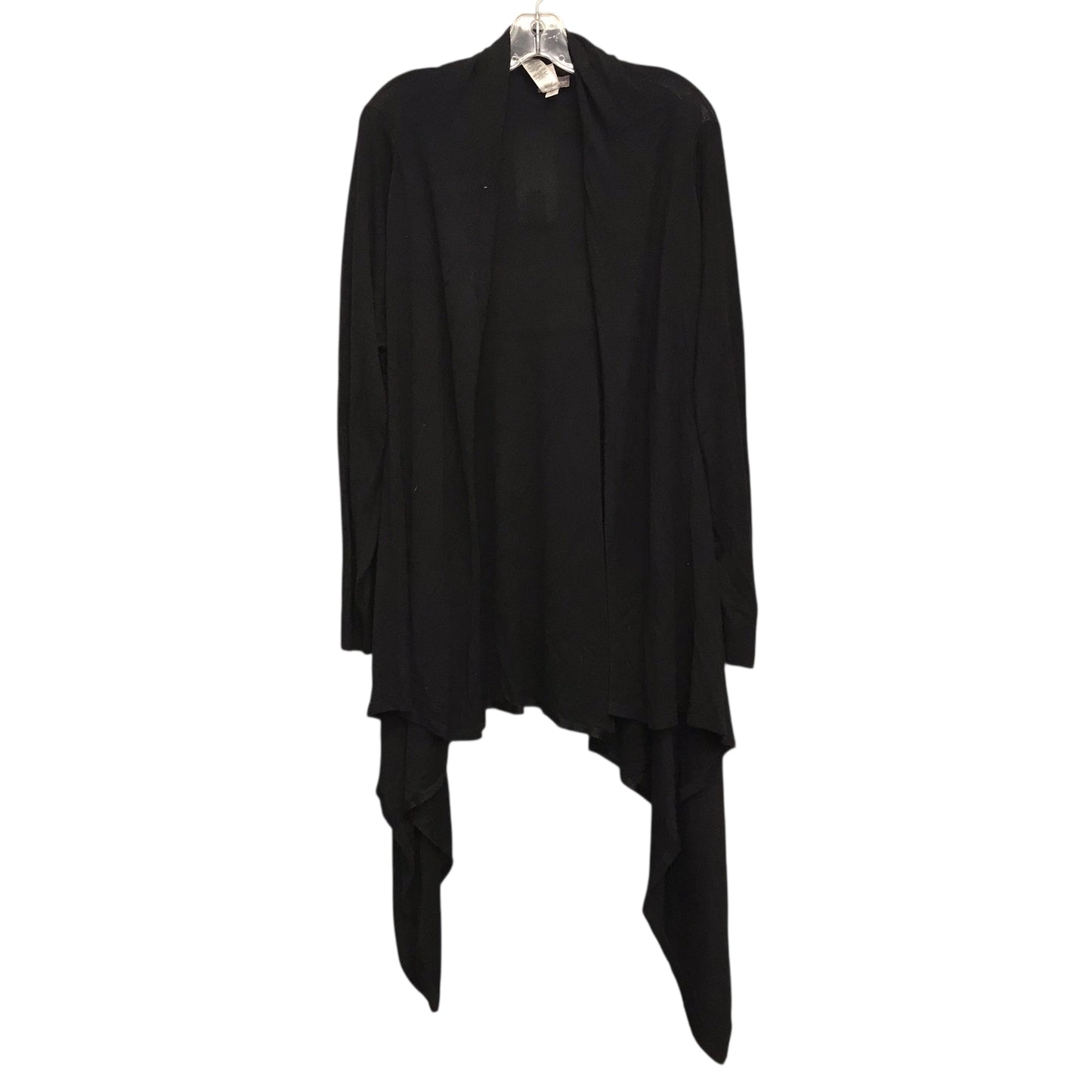 Sweater Cardigan By Chicos In Black, Size:Xl