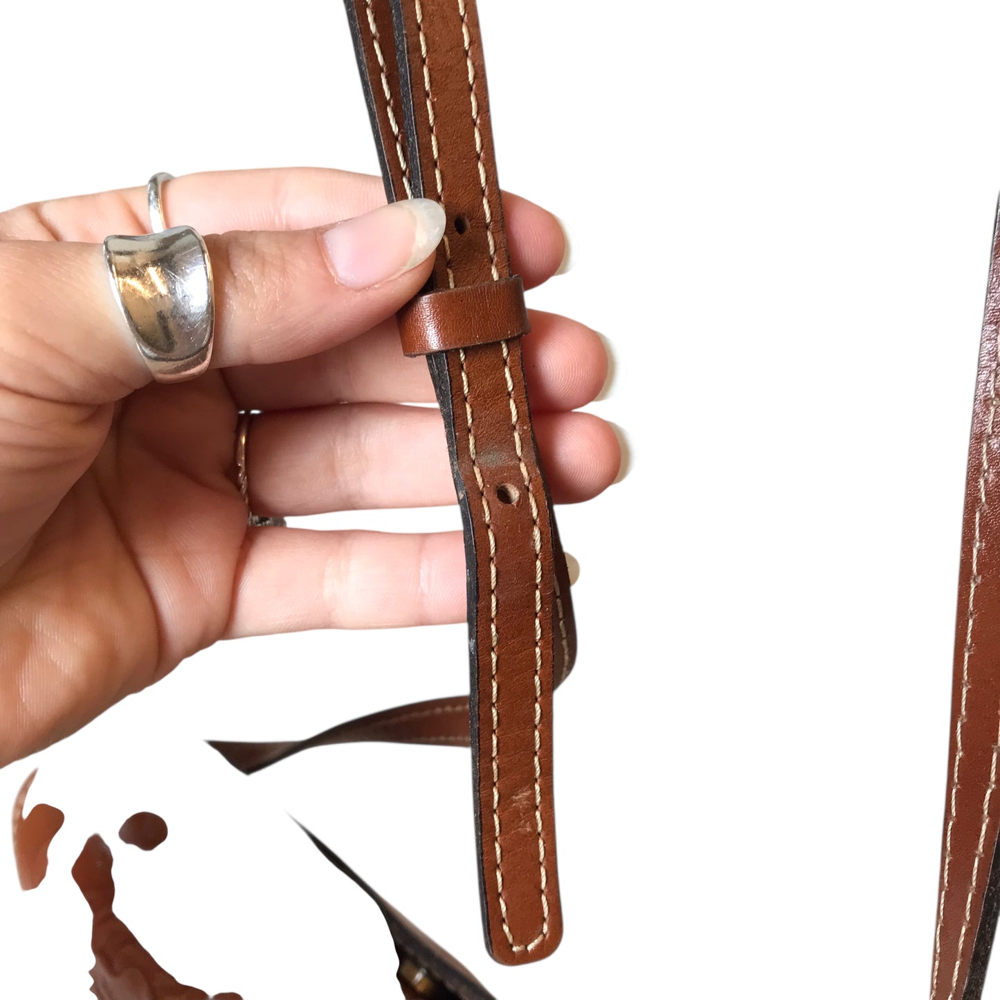 Crossbody Designer By Patricia Nash In Brown, Size:Small