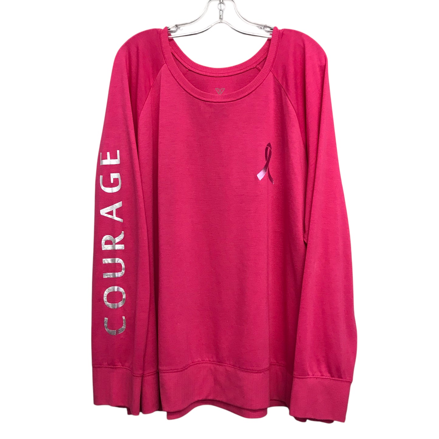 Top Ls By Livi Active In Pink, Size:3X