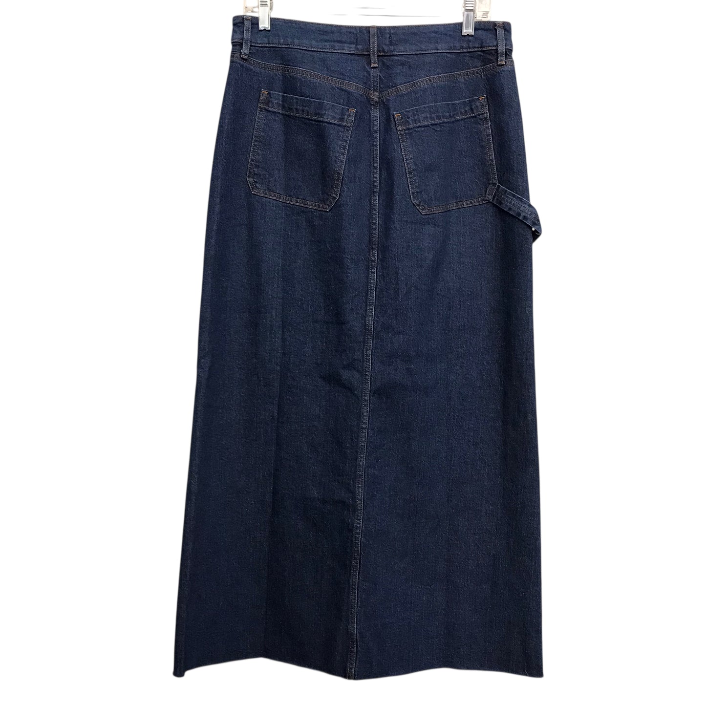 Skirt Maxi By Loft In Blue Denim, Size:6