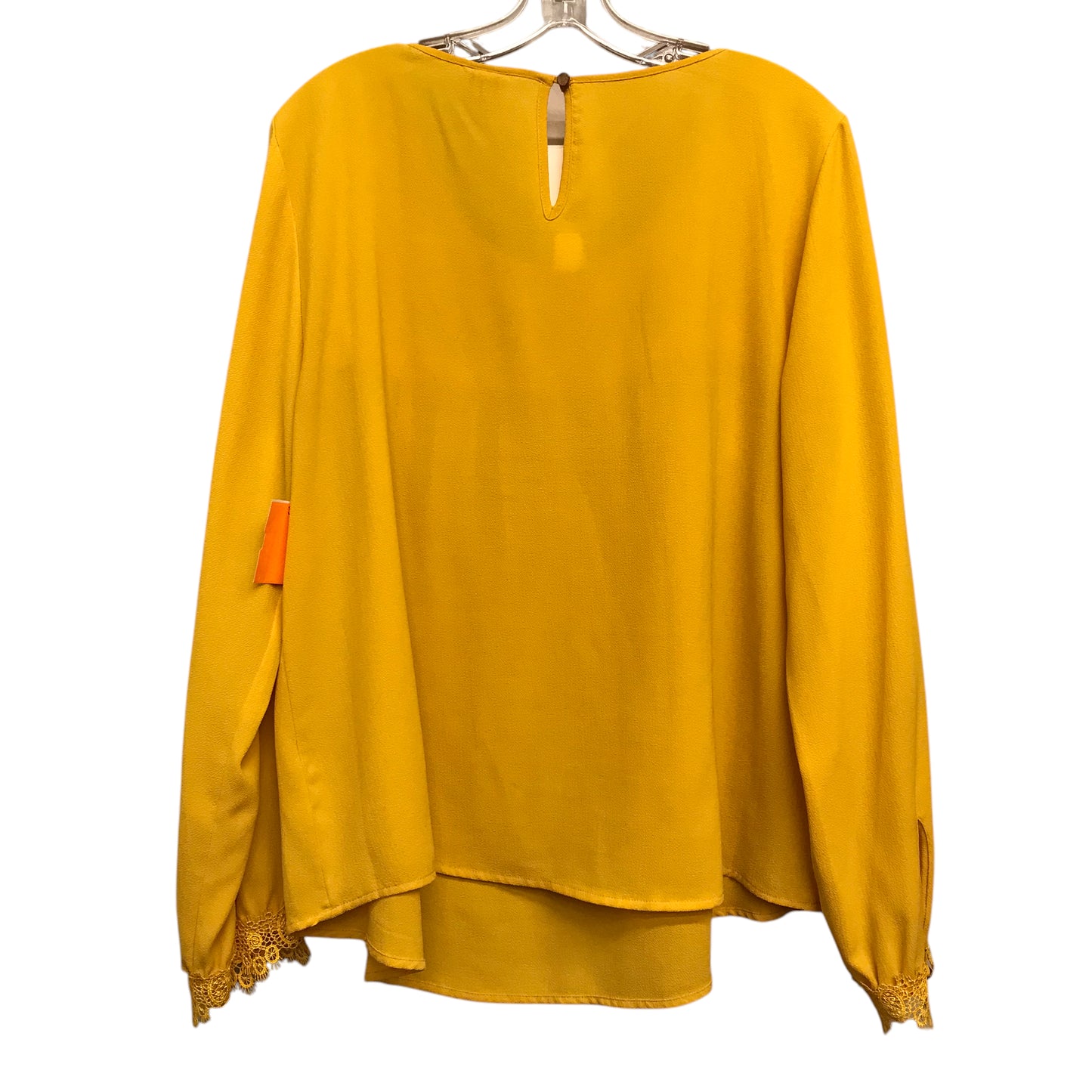 TOP LS by A NEW DAY In YELLOW, Size: L