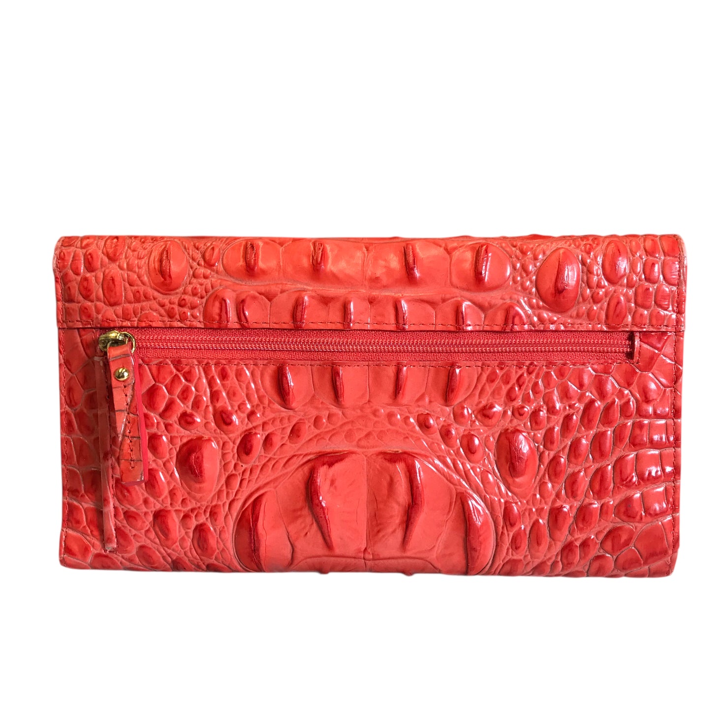 Wallet Designer By Brahmin In Orange, Size:Large