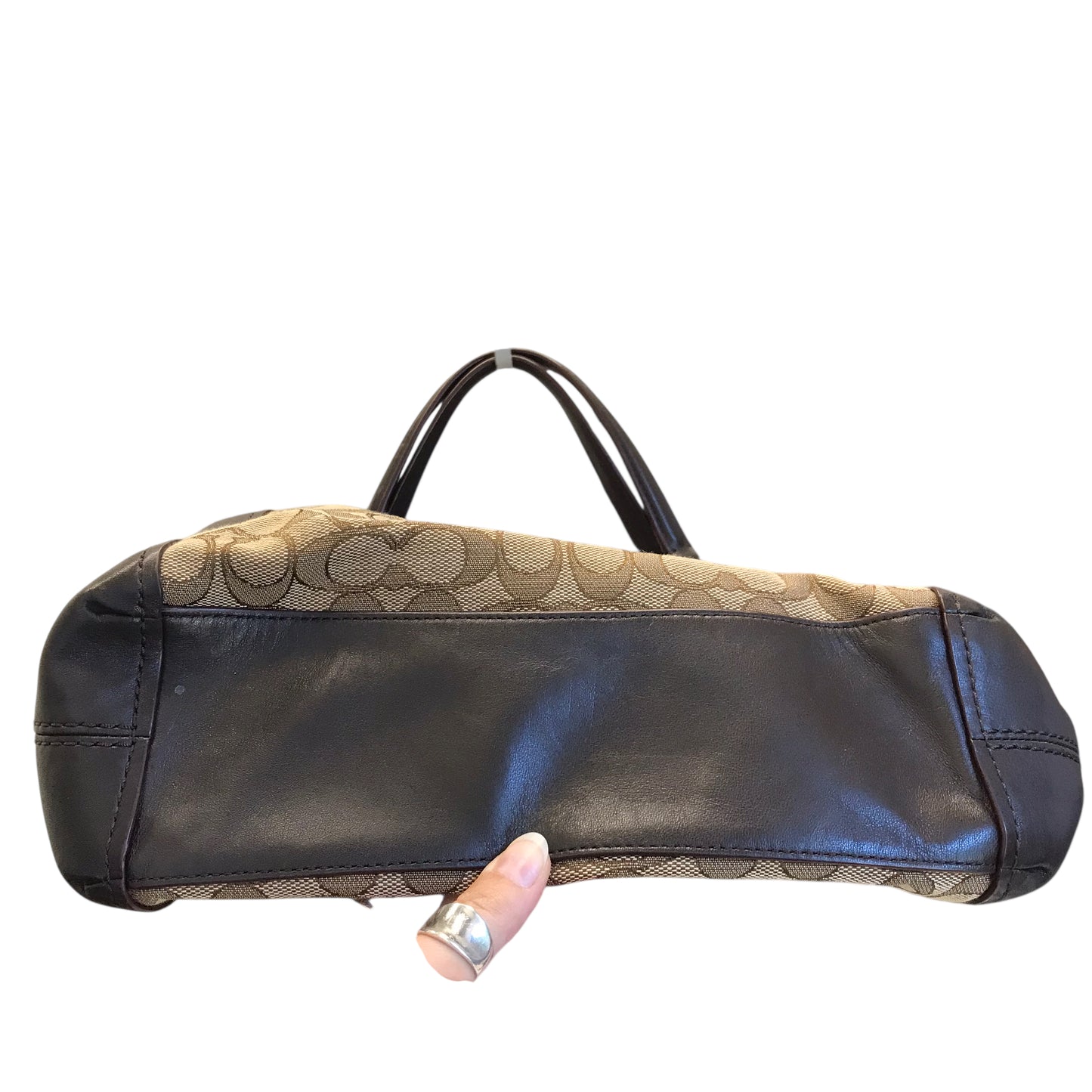 Handbag Designer By Coach In Brown, Size:Medium