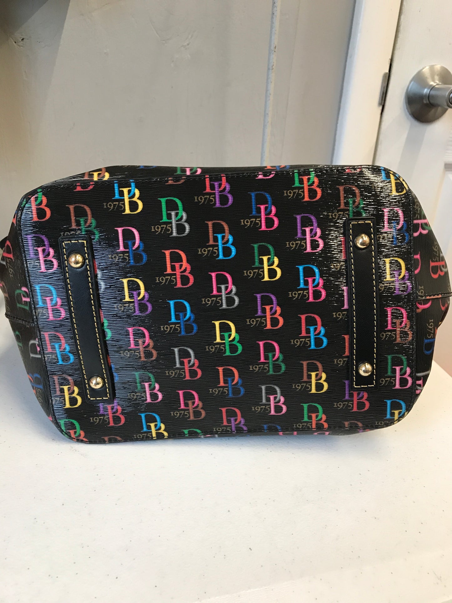 Handbag Designer By Dooney And Bourke In Multi, Size:Medium