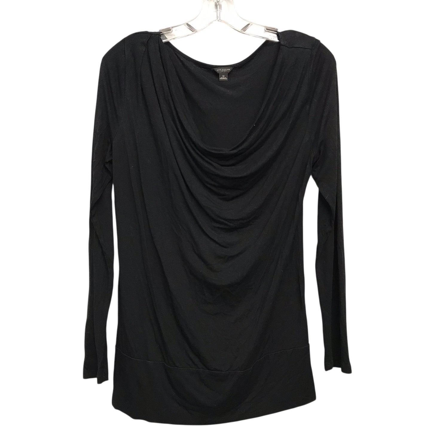 Top Ls Basic By Ann Taylor In Black, Size:M