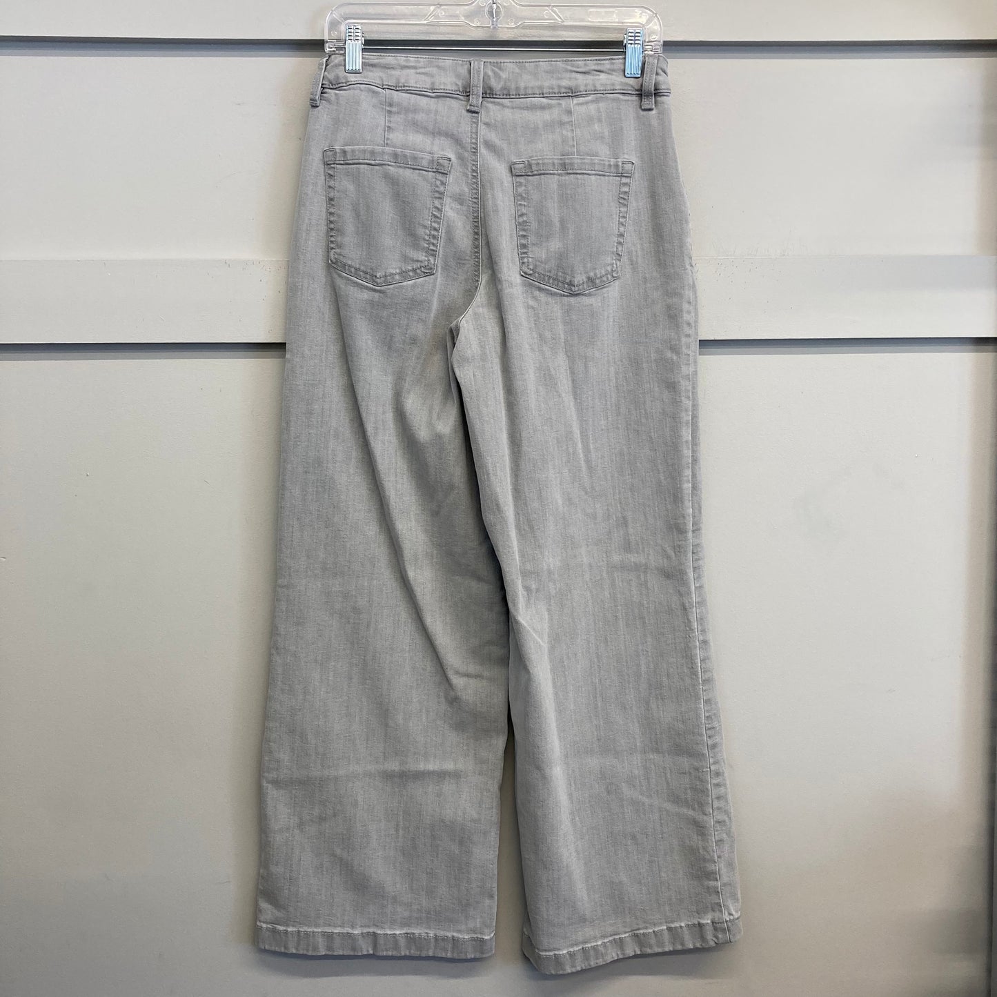 Jeans Wide Leg By Style And Company In Grey, Size:8P