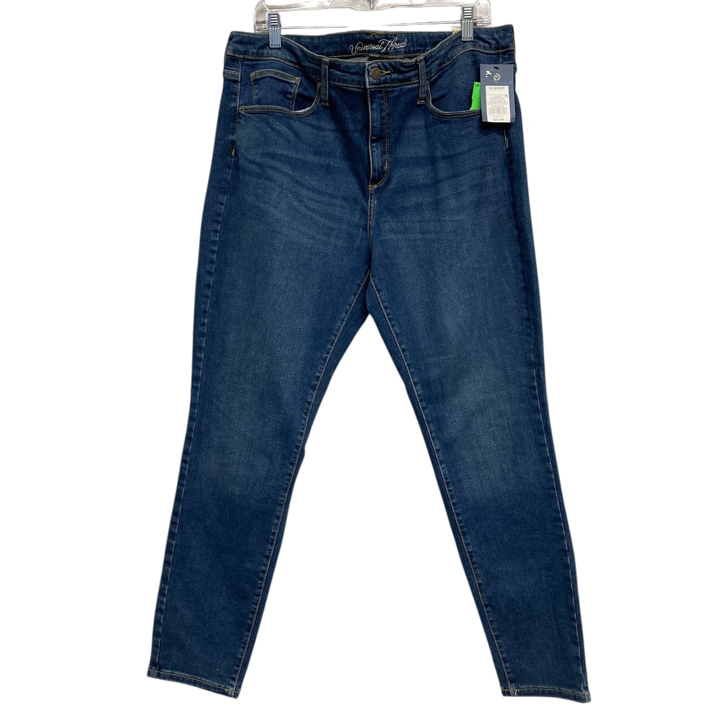 Jeans Skinny By Universal Thread In Blue Denim, Size:18
