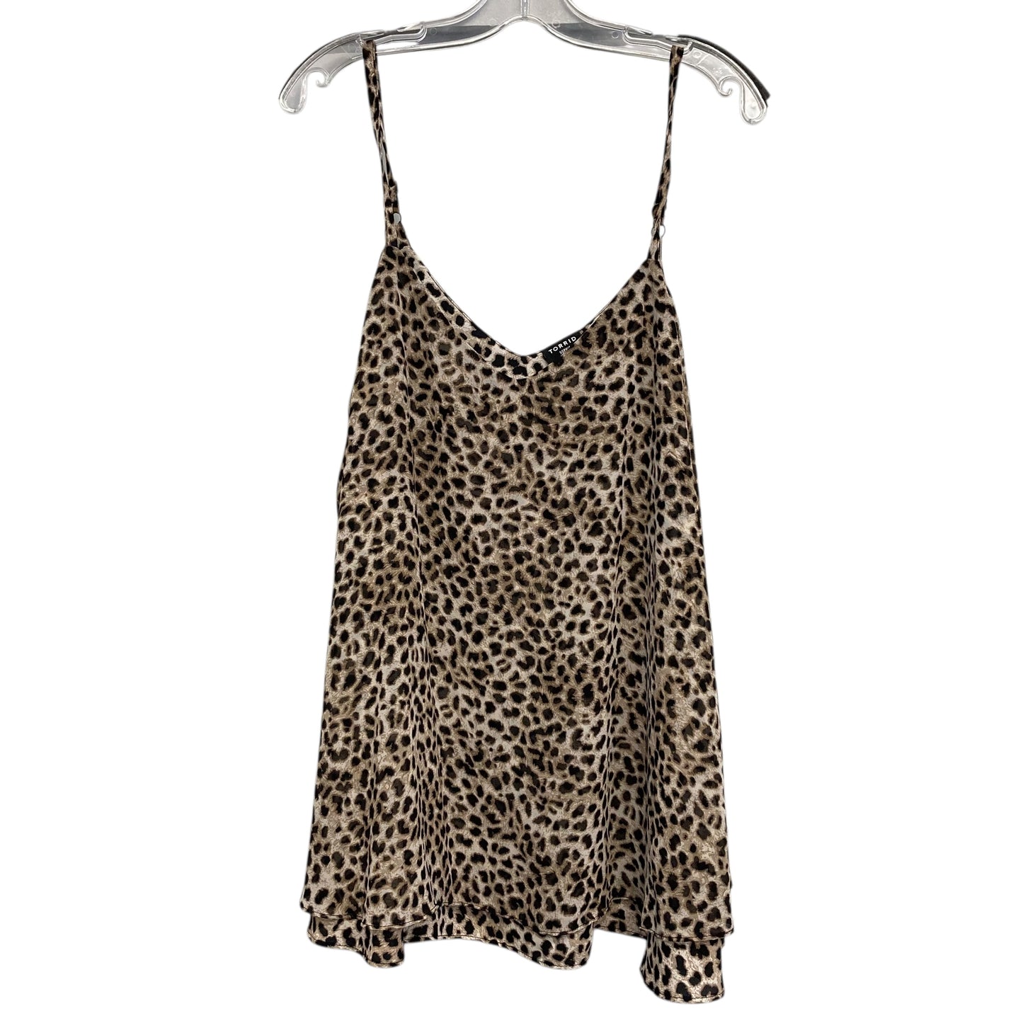 Top Sleeveless By Torrid In Animal Print, Size:2X