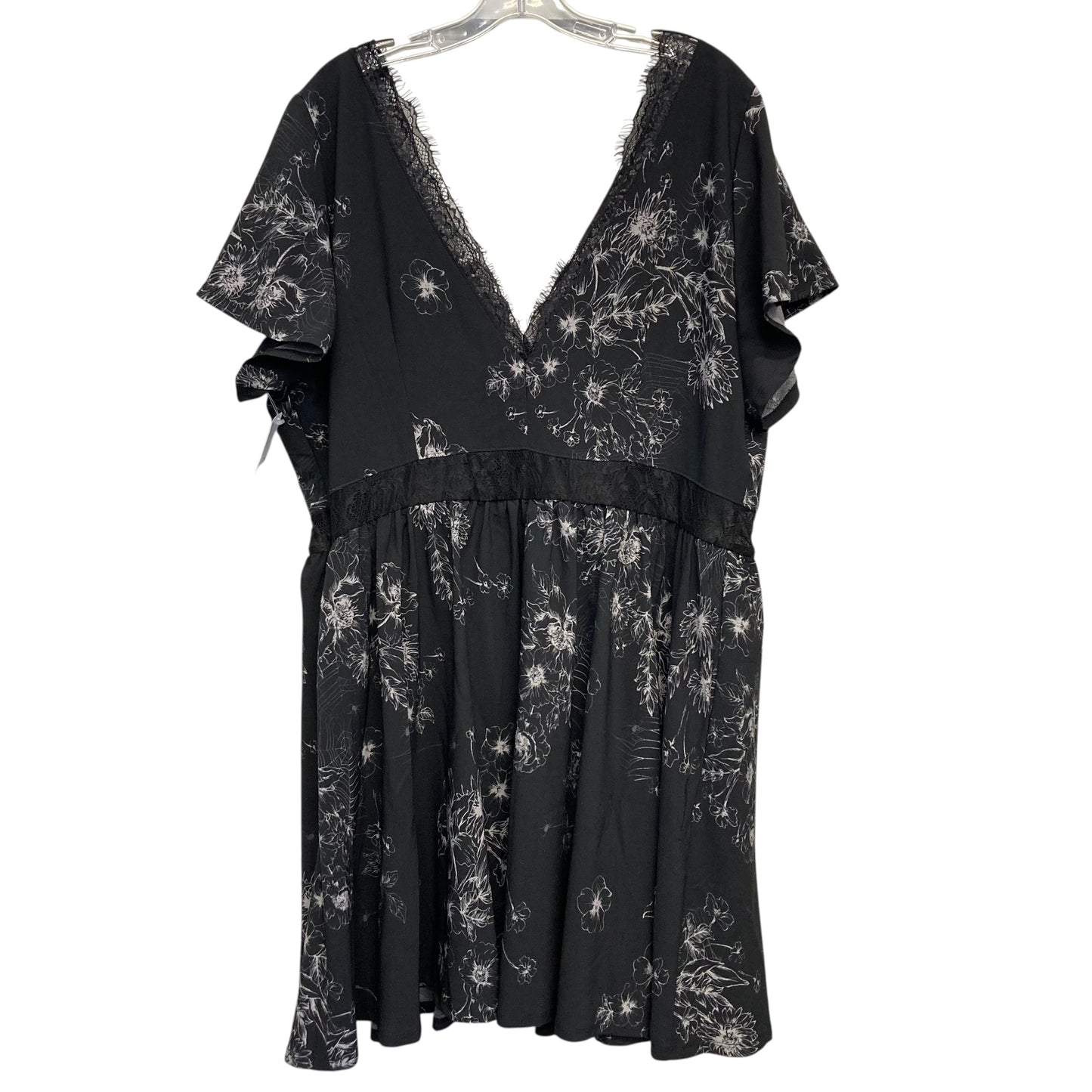 Dress Party Short By Torrid In Black, Size:1X