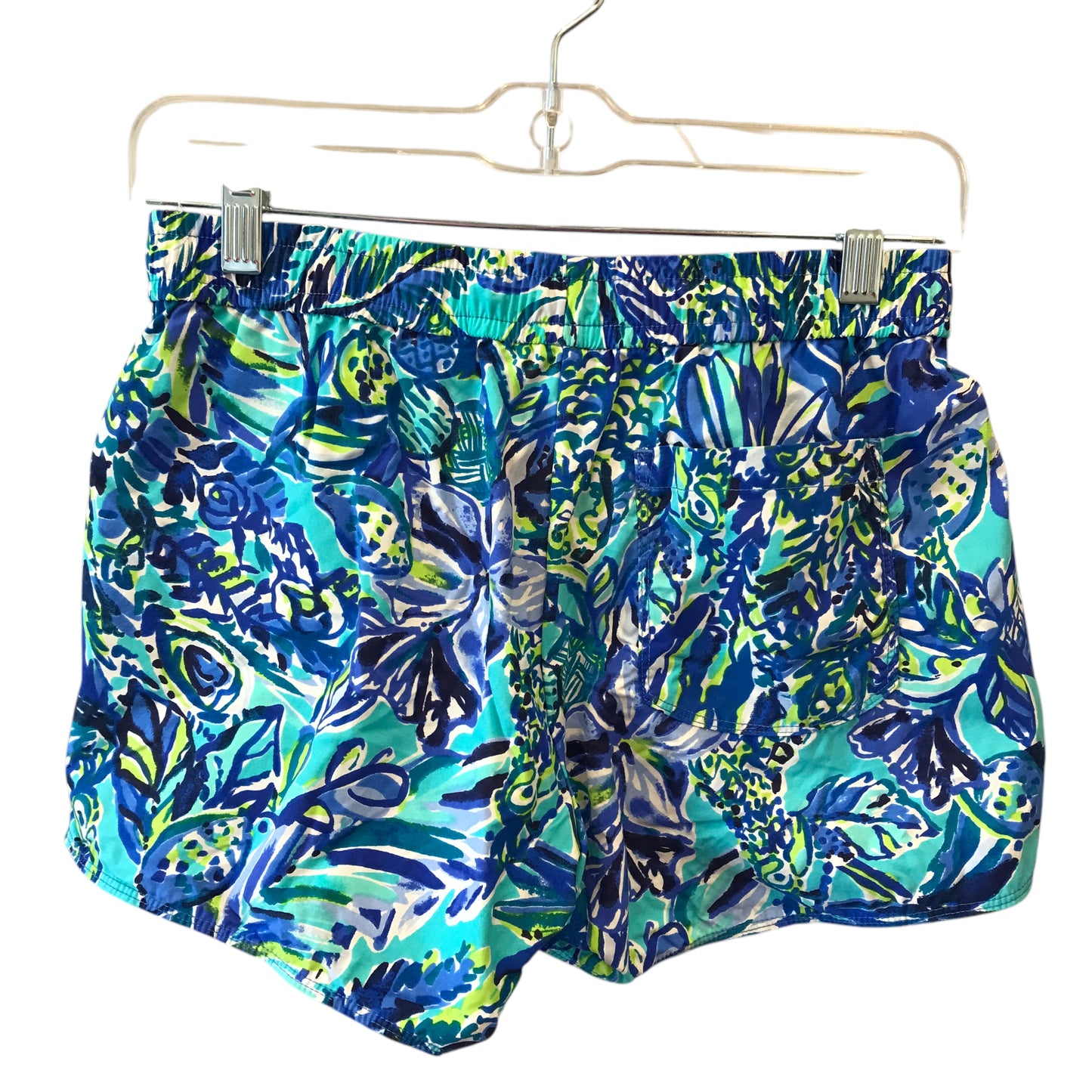 Shorts Designer By Lilly Pulitzer In Blue & Green, Size:Xs