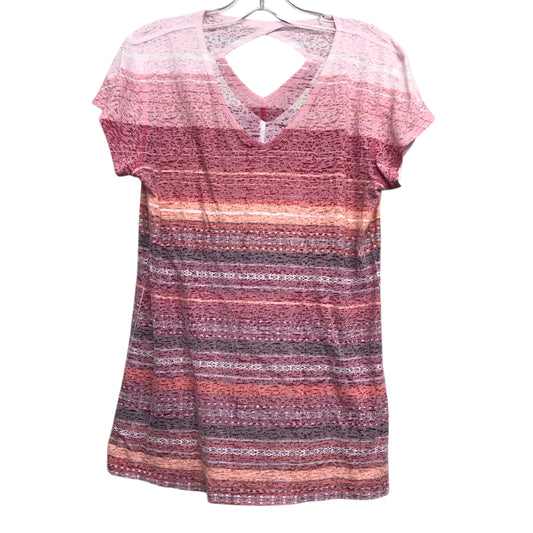 Top Ss By Earth Yoga In Pink, Size:Xl
