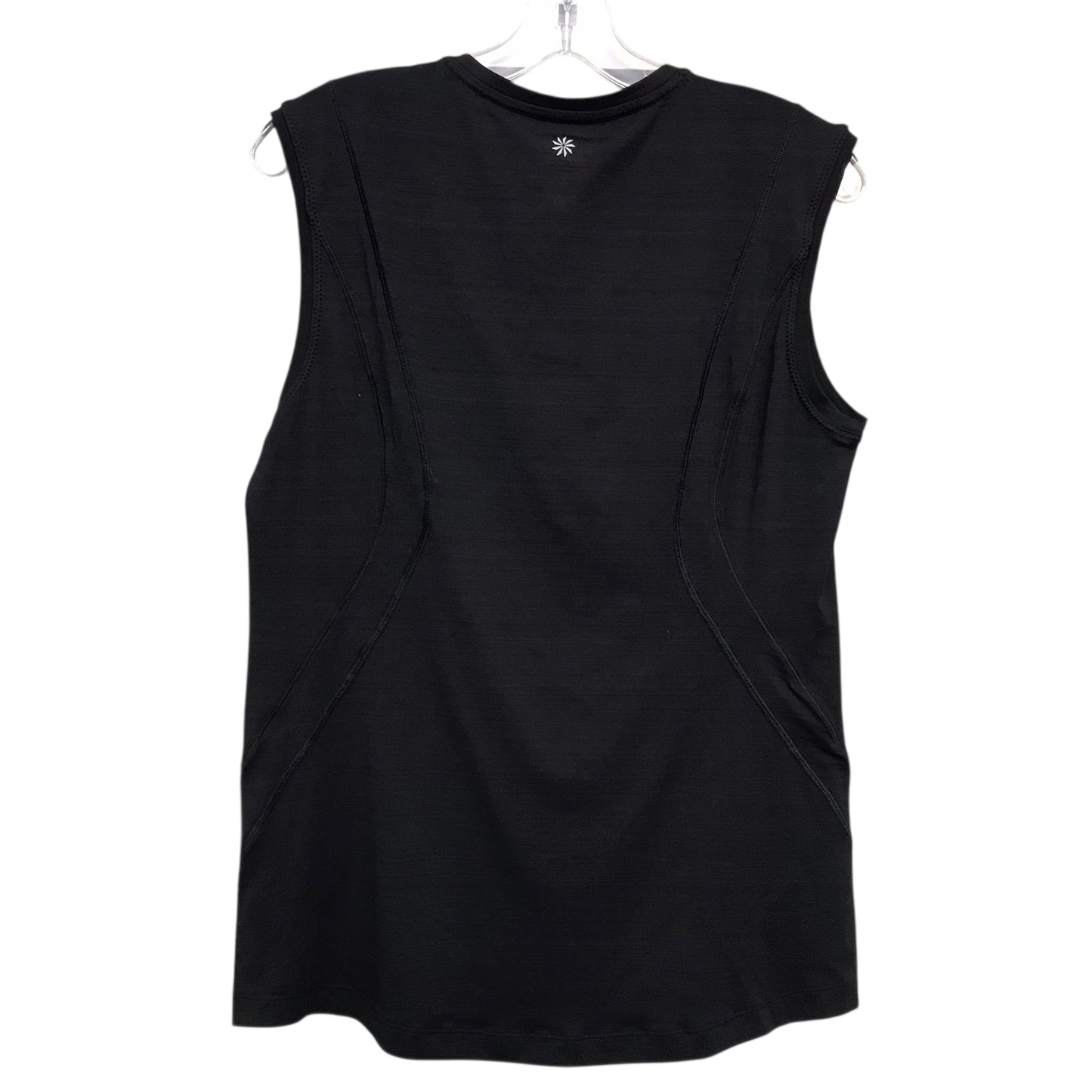 Athletic Tank Top By Athleta In Black, Size:L