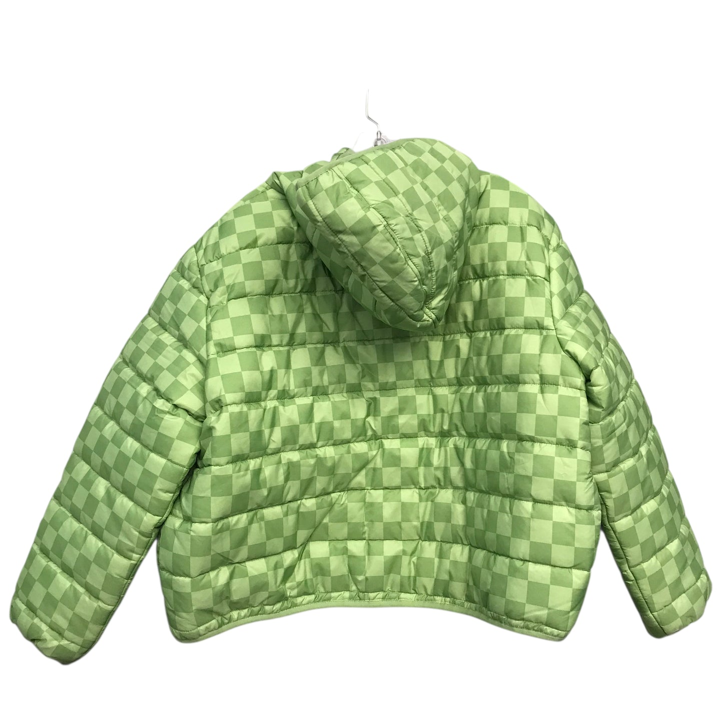 Jacket Puffer & Quilted By Wild Fable In Green, Size:1X