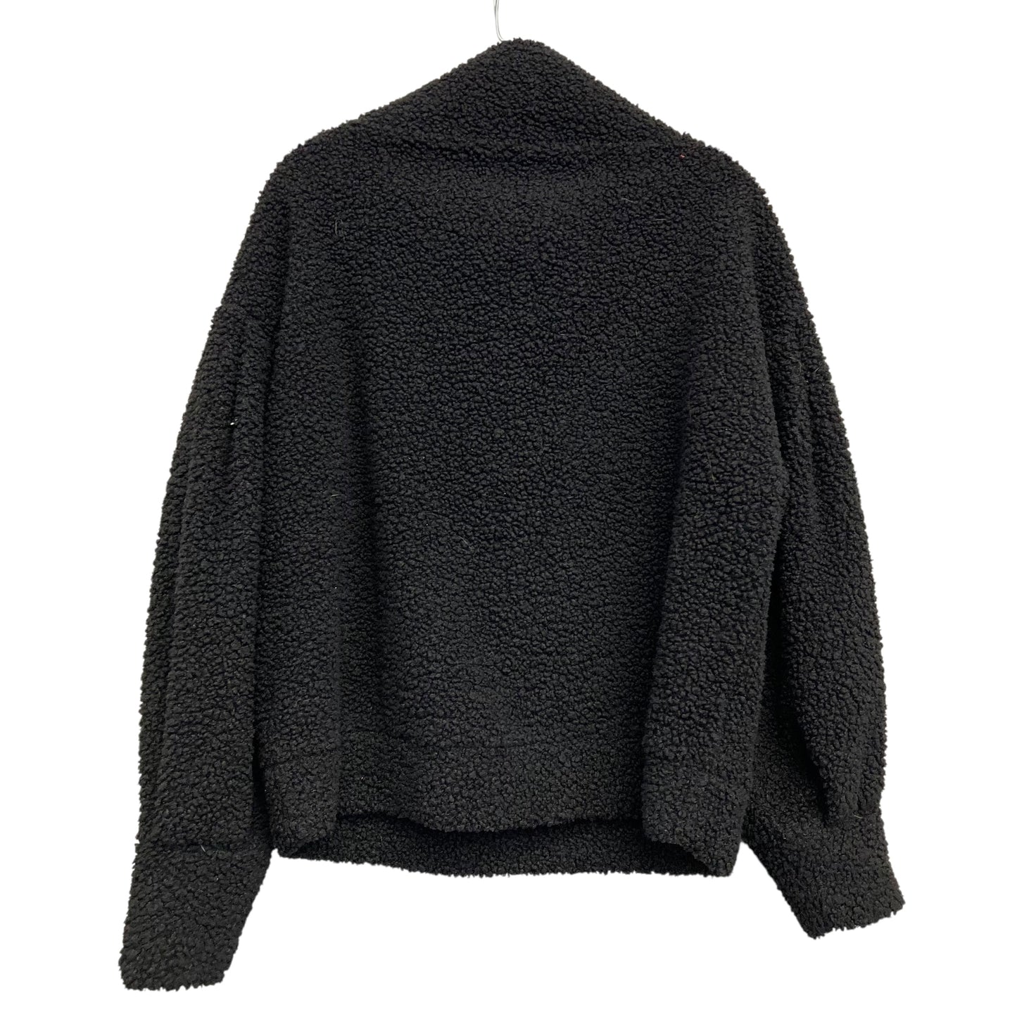 Jacket Faux Fur & Sherpa By Express In Black, Size:M