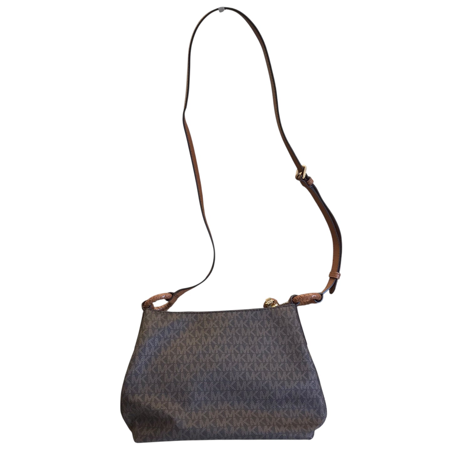 Crossbody Designer By Michael Kors In Brown, Size:Medium