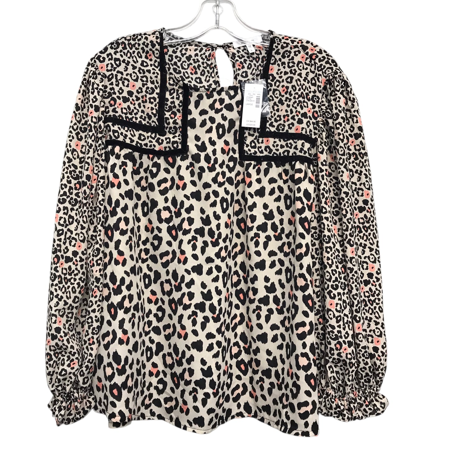 Top Ls By Maurices In Animal Print, Size:L