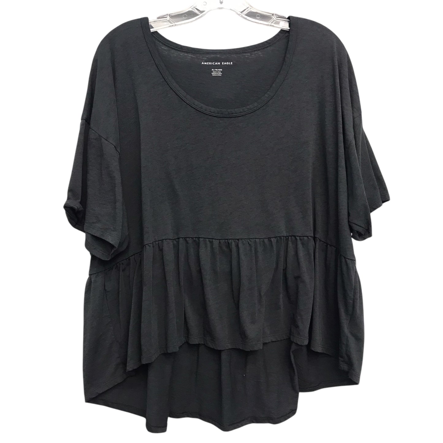 Top Ss By American Eagle In Black, Size:Xl