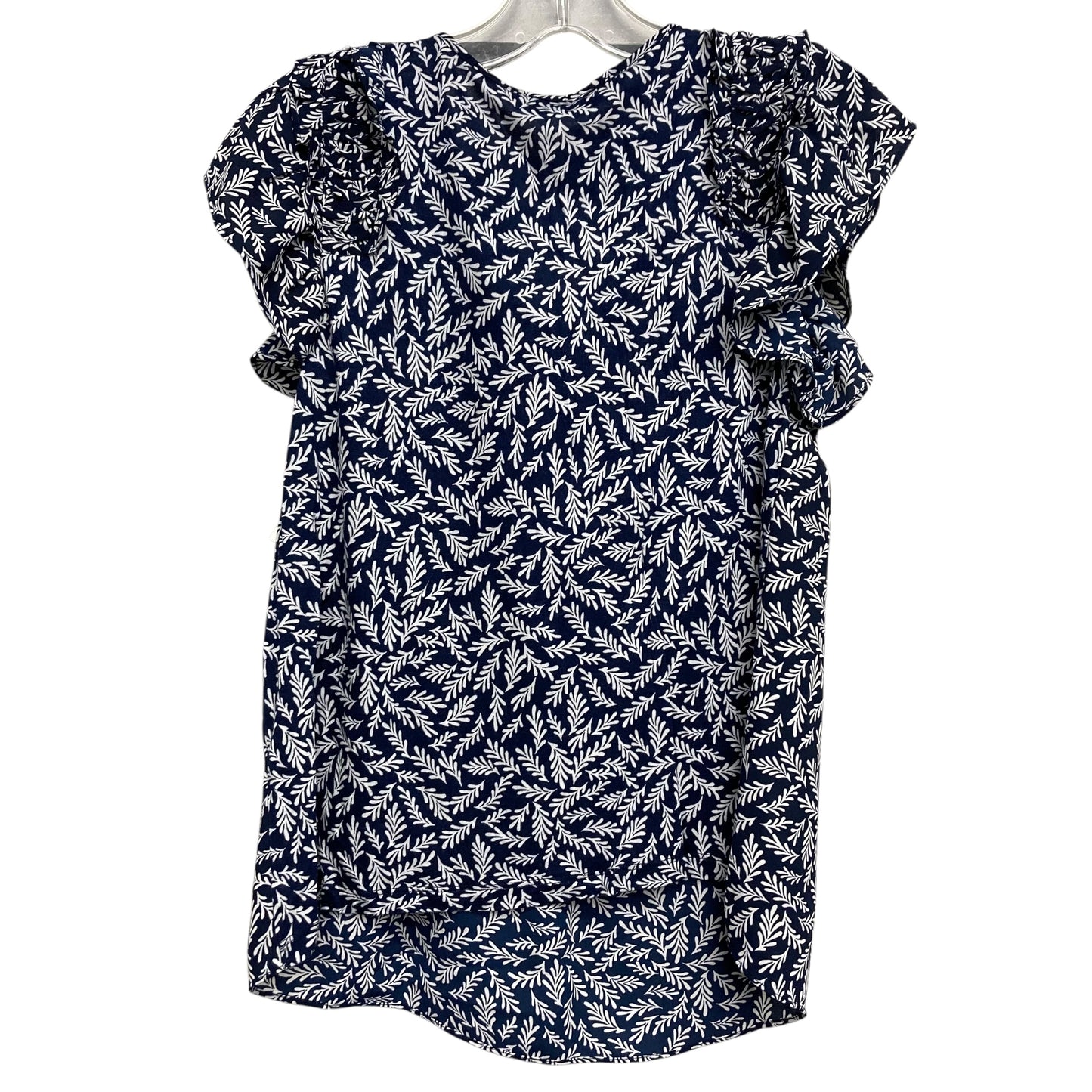 Top Sleeveless By Loft In Navy, Size:Xs