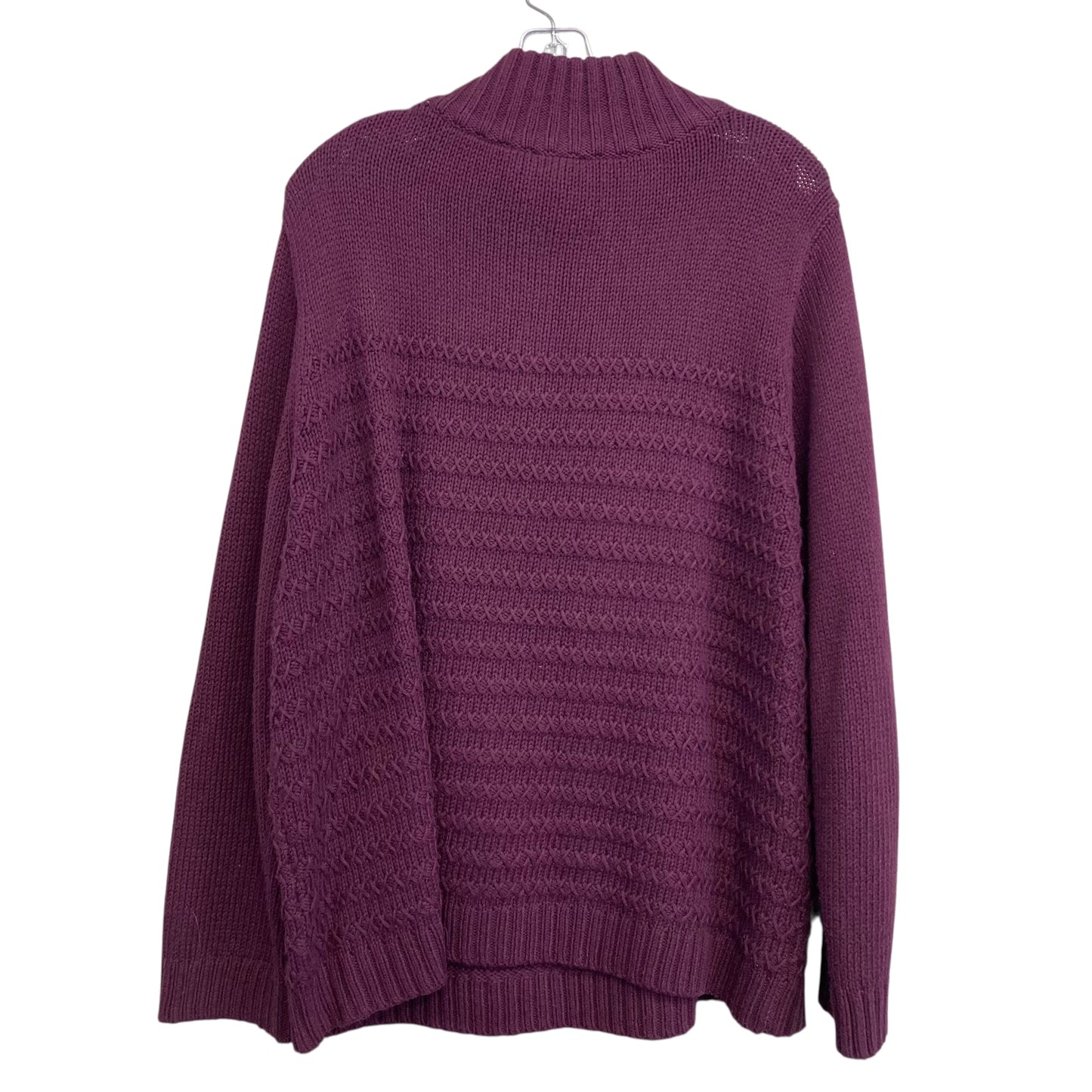 Sweater By Talbots In Purple, Size:3X