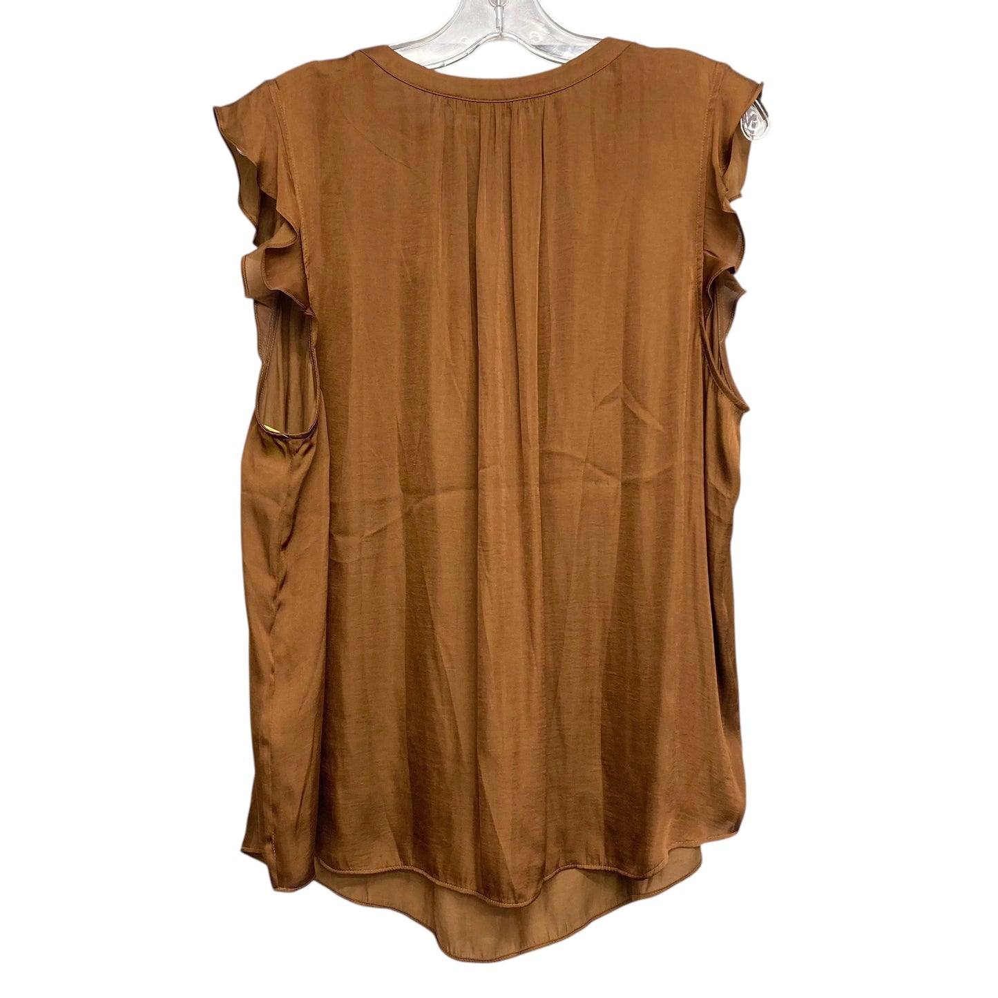 Top Sleeveless By Banana Republic In Brown, Size:Xl