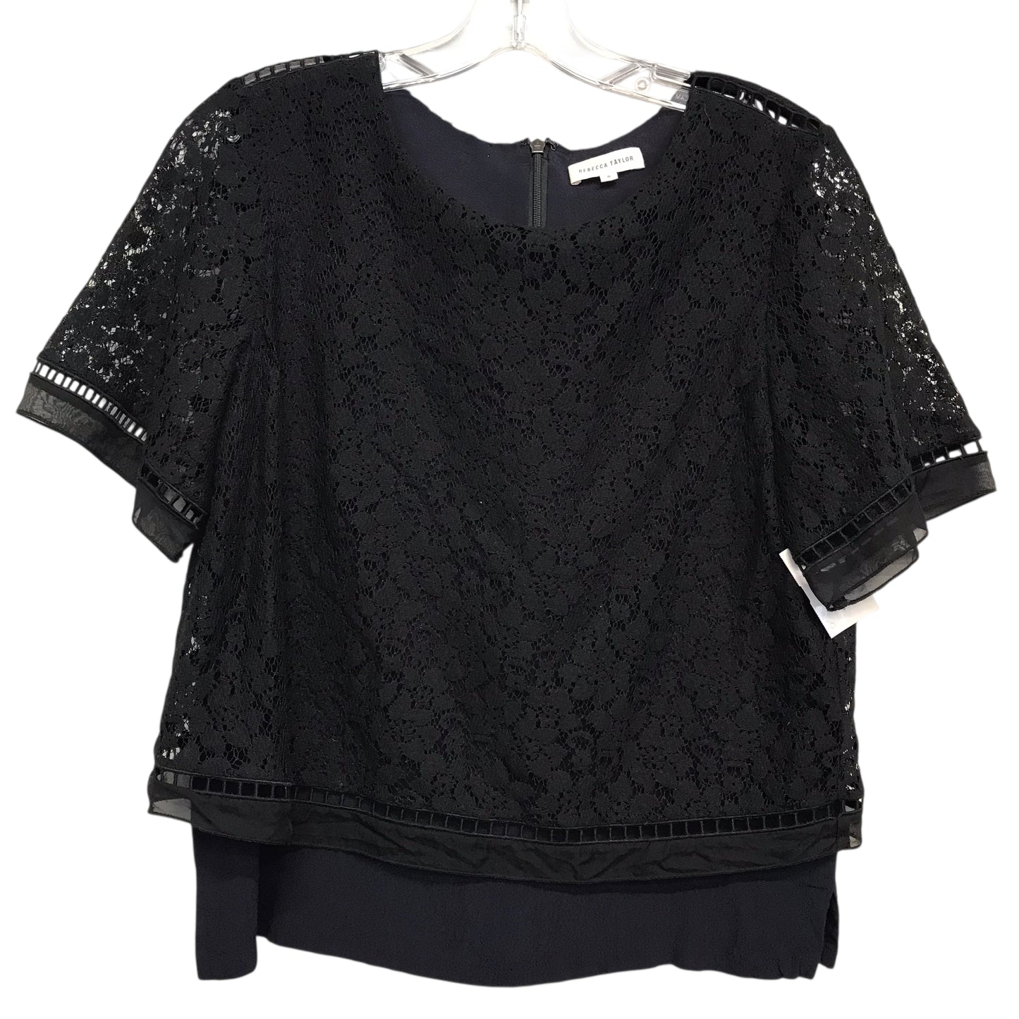 Top Ss By Rebecca Taylor In Black, Size:M