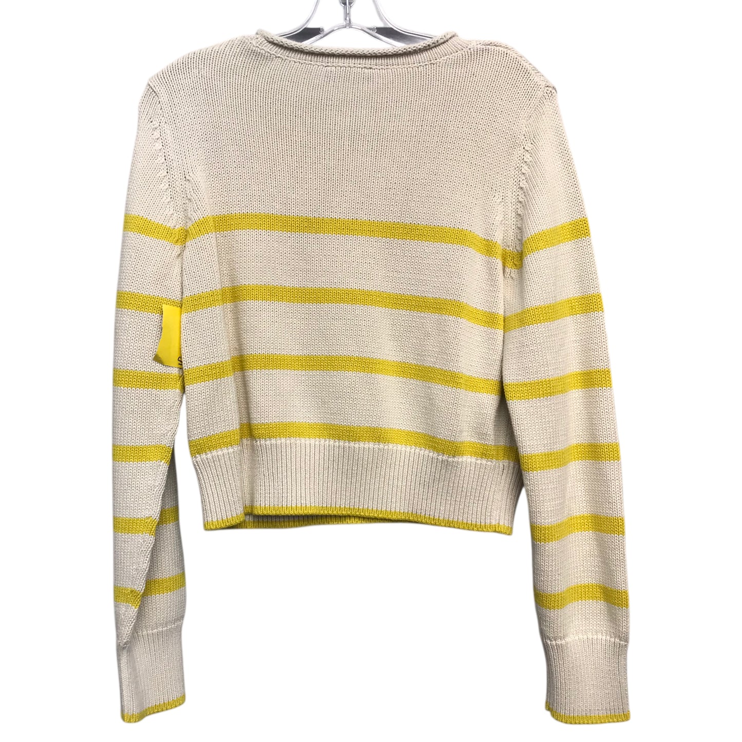 Sweater By Gap In Cream & Yellow, Size:S