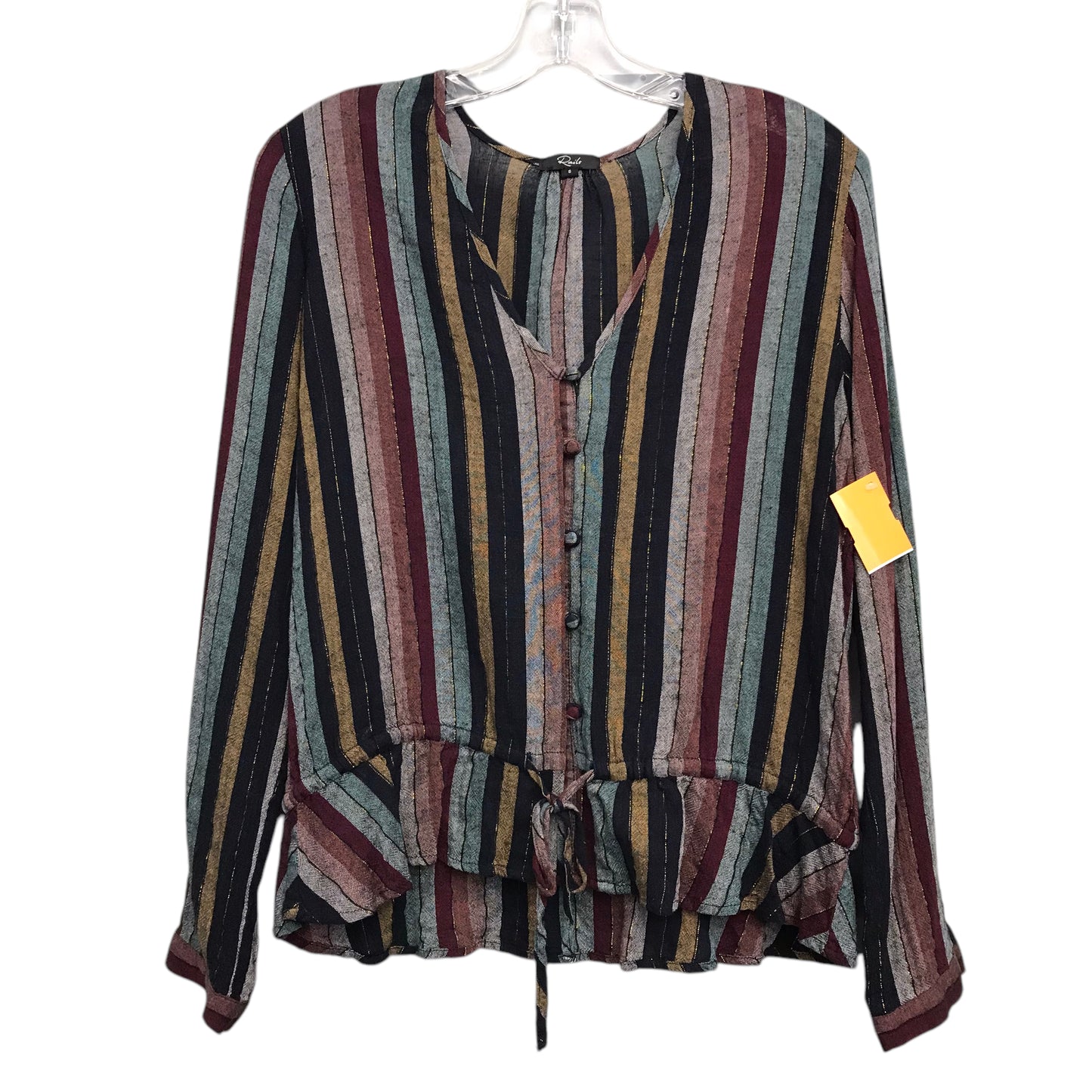 Top Ls By Rails In Striped Pattern, Size:S