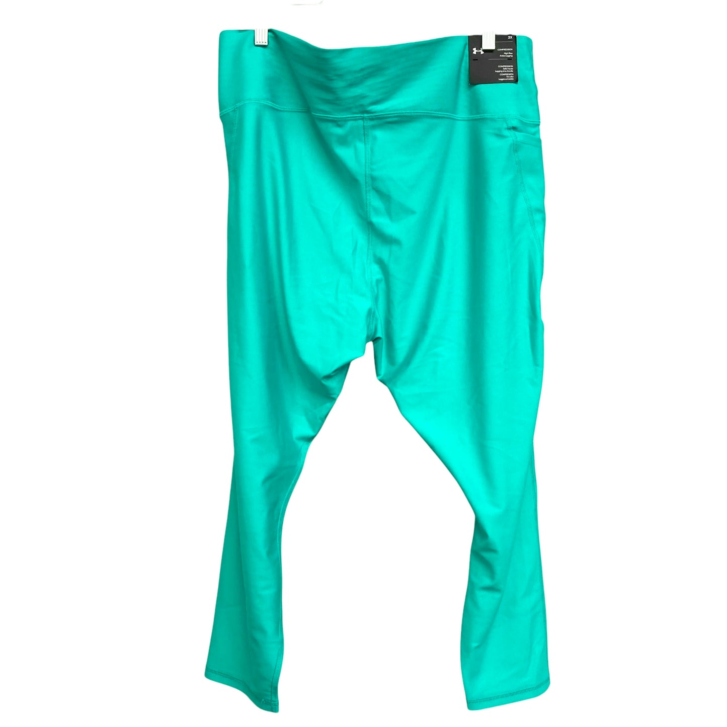 Athletic Leggings By Under Armour In Green, Size:3X