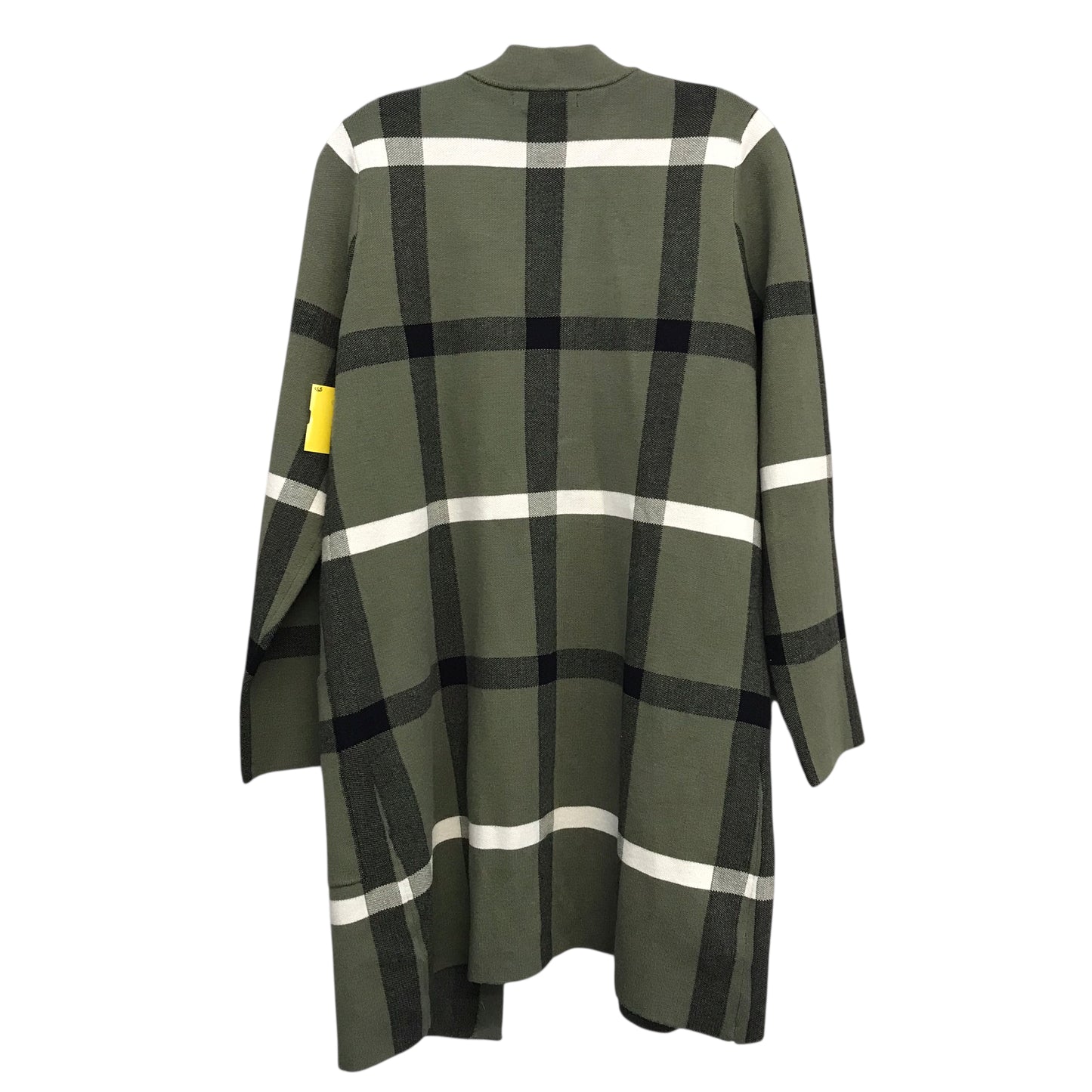 Sweater Cardigan By Tahari In Green, Size:L