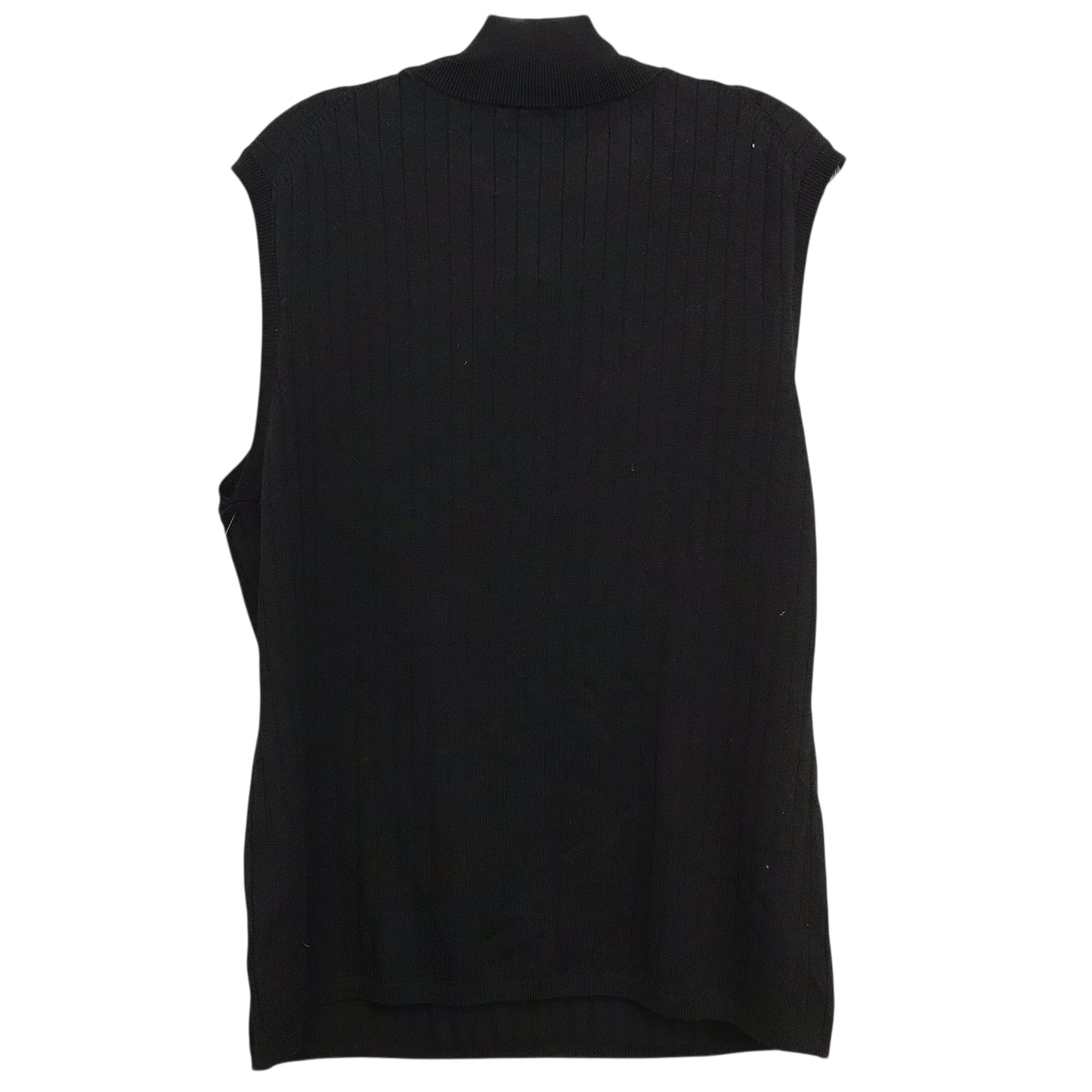 Top Sleeveless By Banana Republic In Black, Size:1X