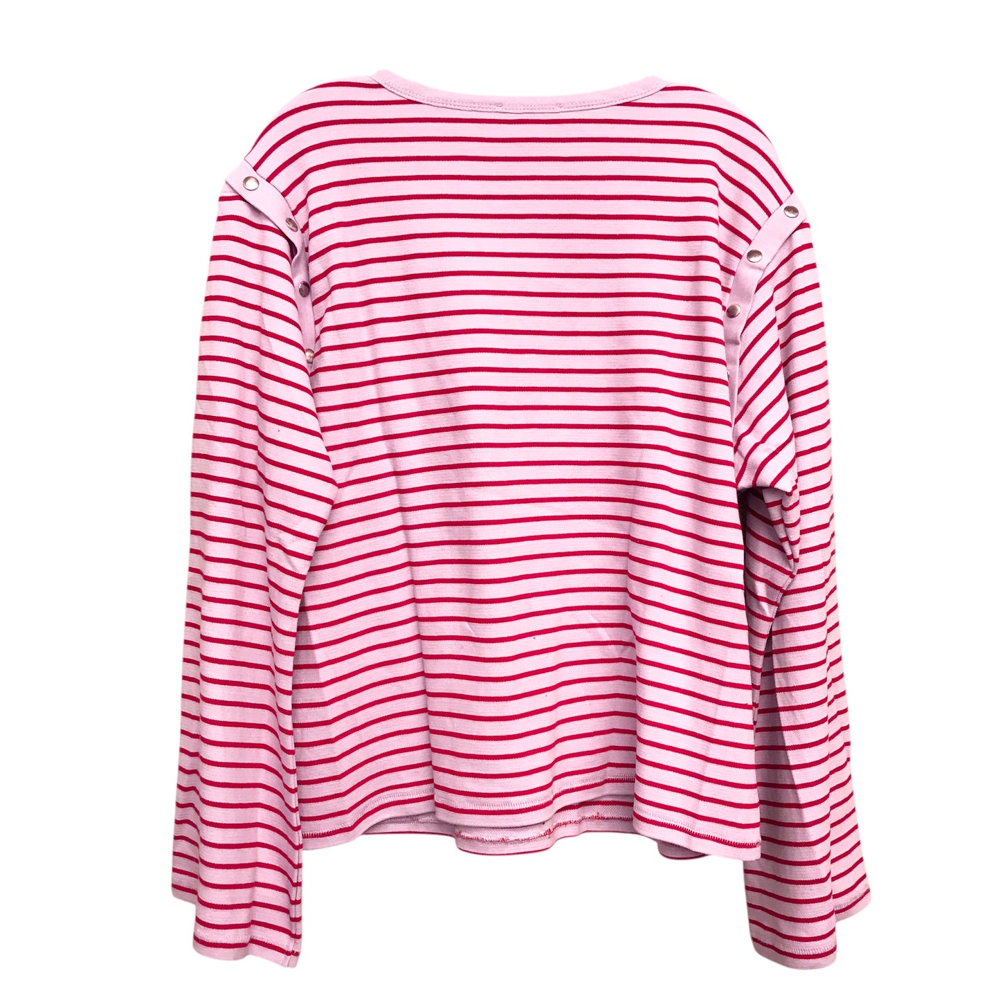 Top Ls By Maeve In Striped Pattern, Size:M