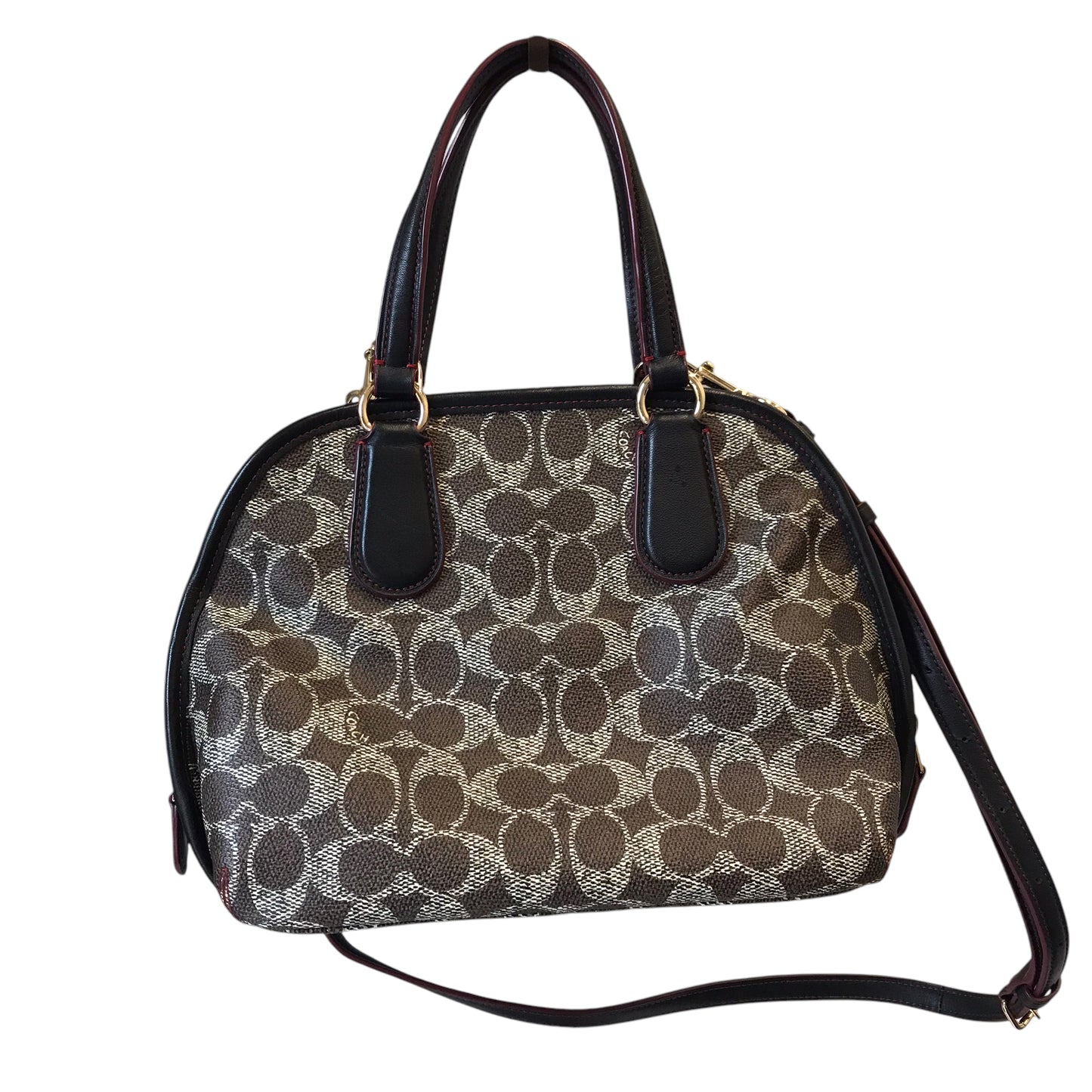 Handbag Designer By Coach In Brown, Size:Medium