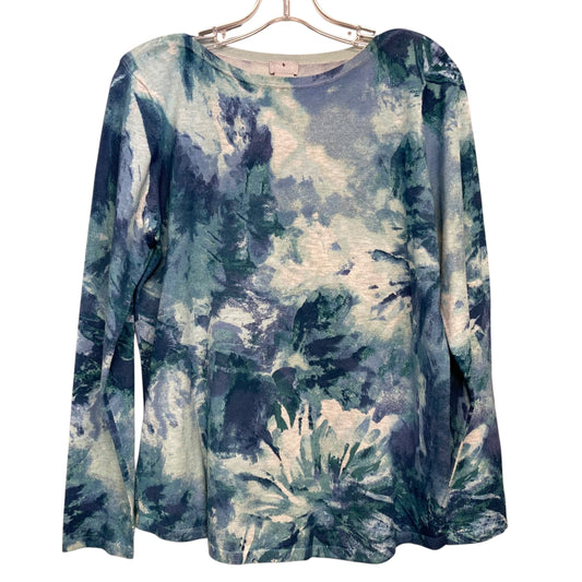 Top Ls Basic By Chicos In Blue & Green, Size:M