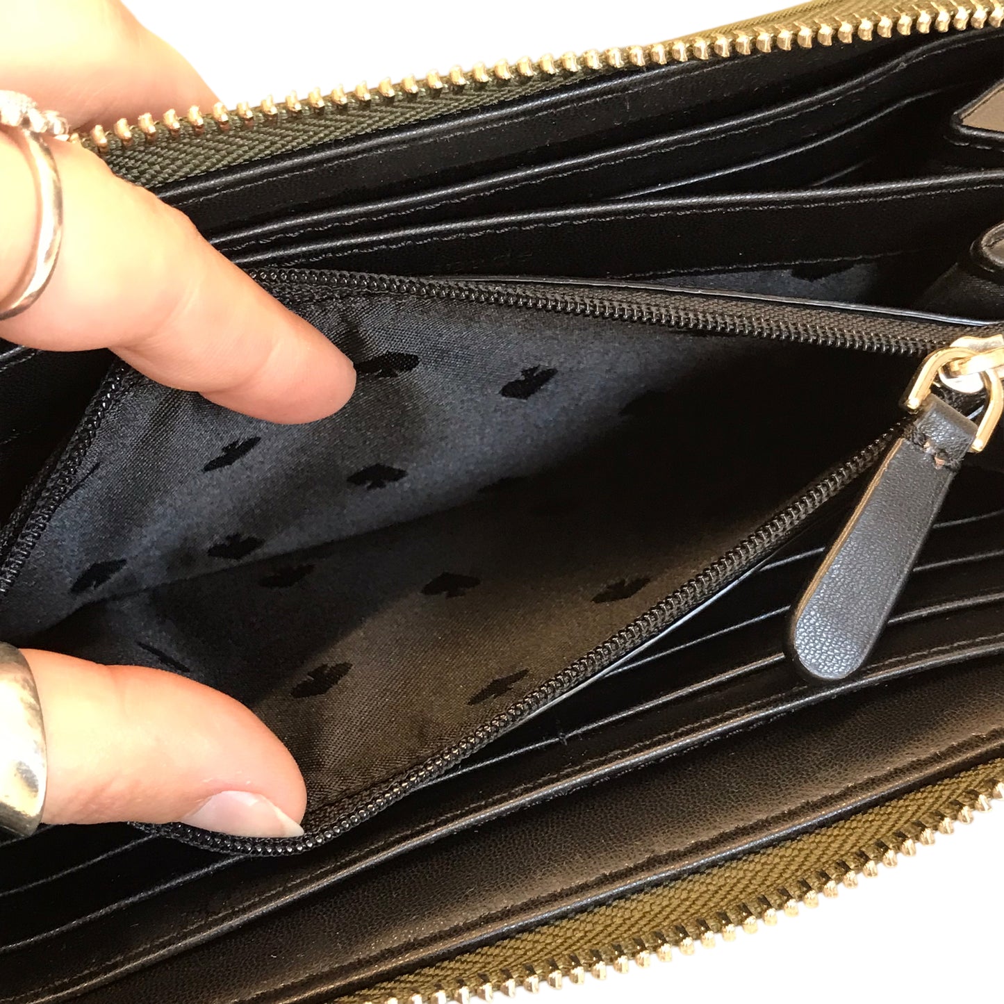 Wallet Designer By Kate Spade In Green, Size:Large