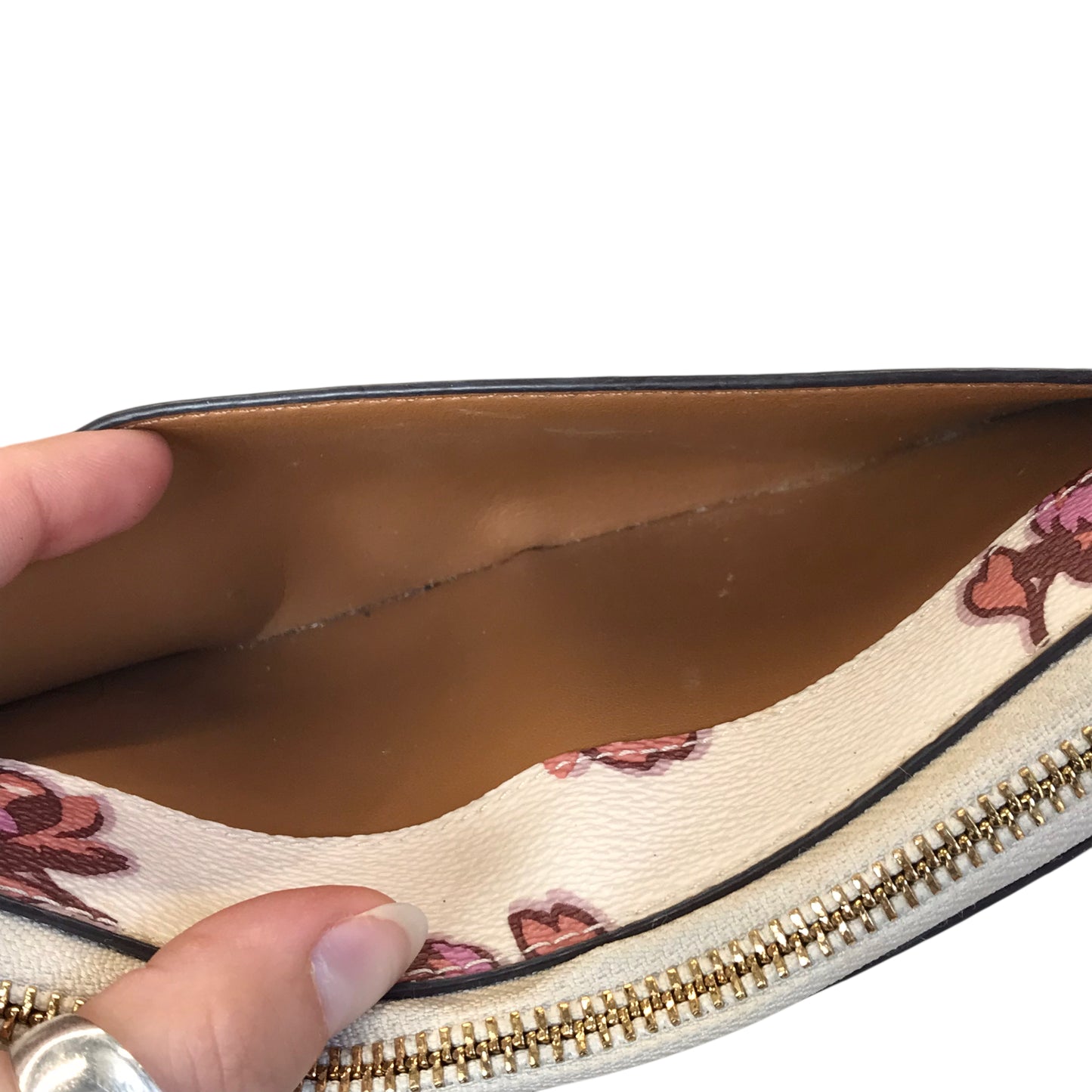 Wallet Designer By Coach In Floral Print, Size:Medium