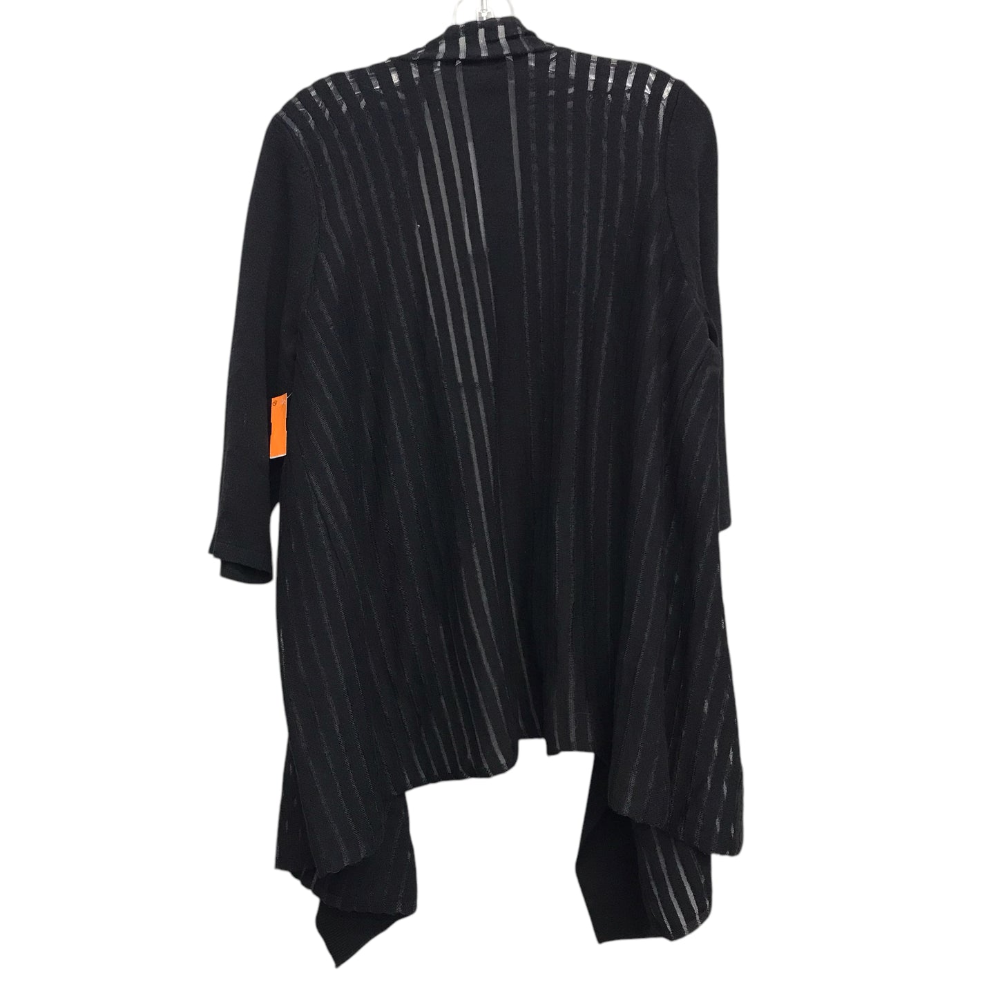Sweater Cardigan By Catherines In Black, Size:Xl