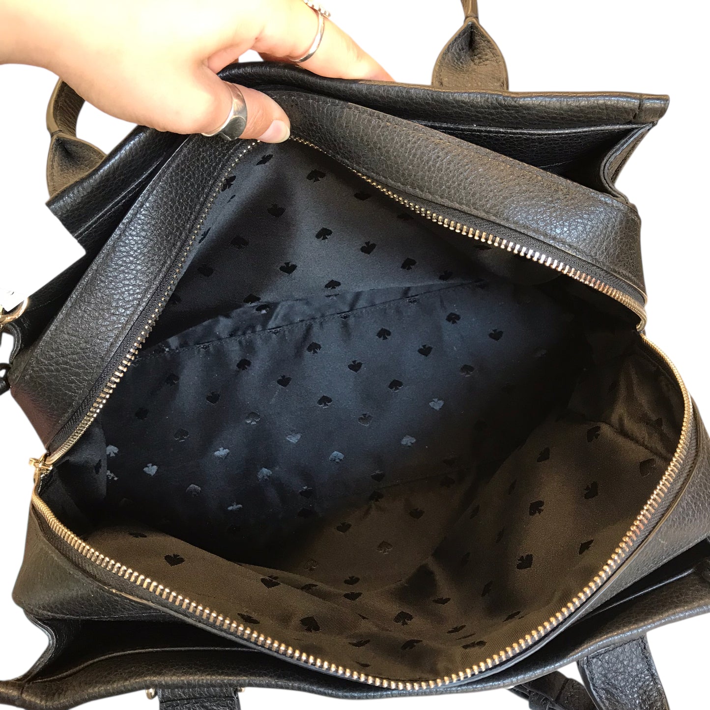 Handbag Designer By Kate Spade In Black, Size:Large