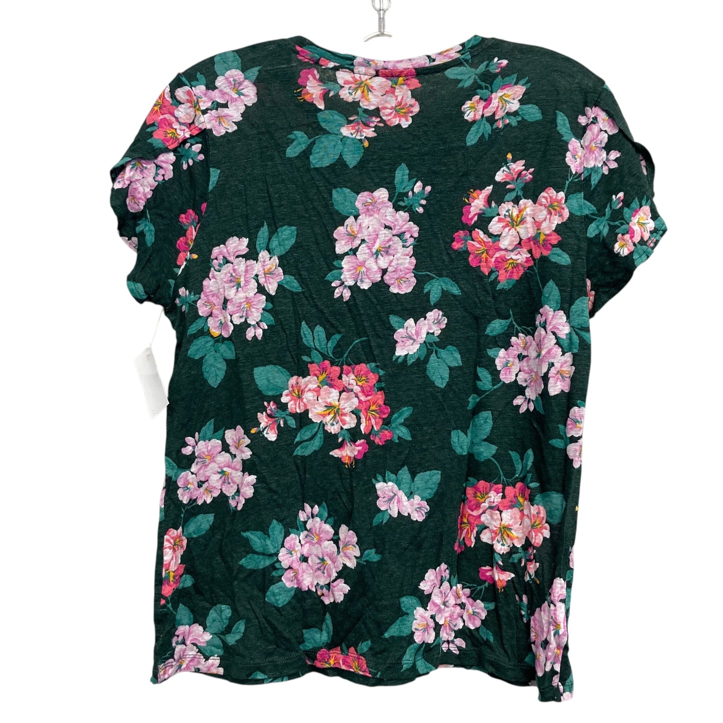 Top Ss Basic By Ann Taylor In Floral Print, Size:M