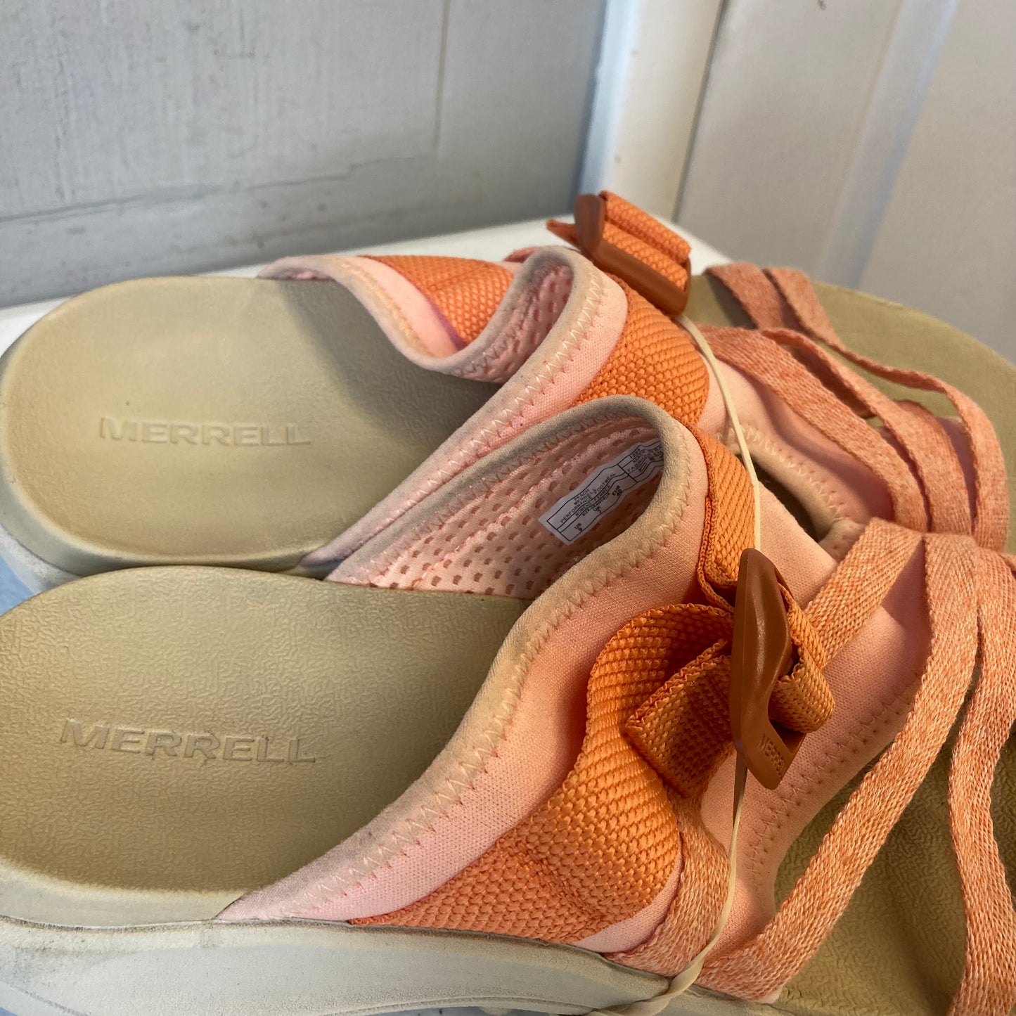 Sandals Sport By Merrell In Orange, Size:9