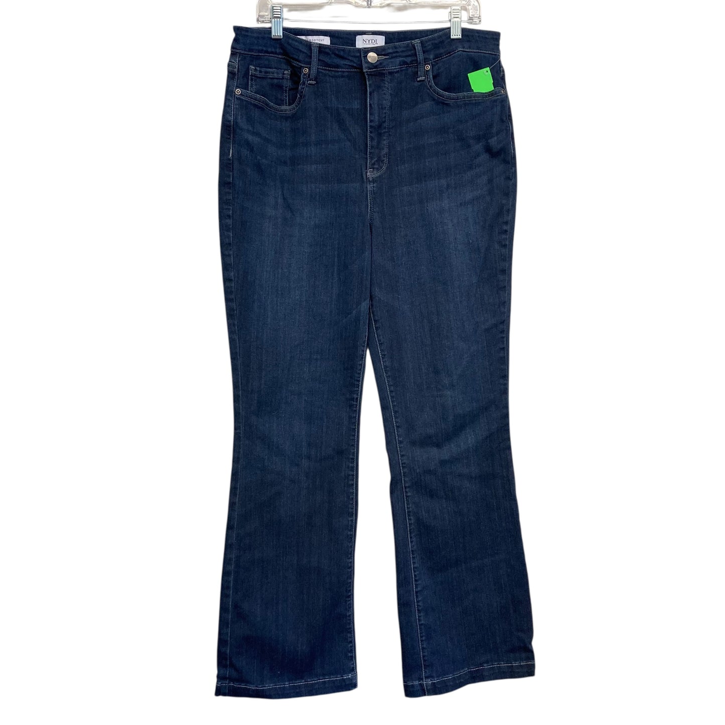 Jeans Straight By Not Your Daughters Jeans In Blue Denim, Size:14