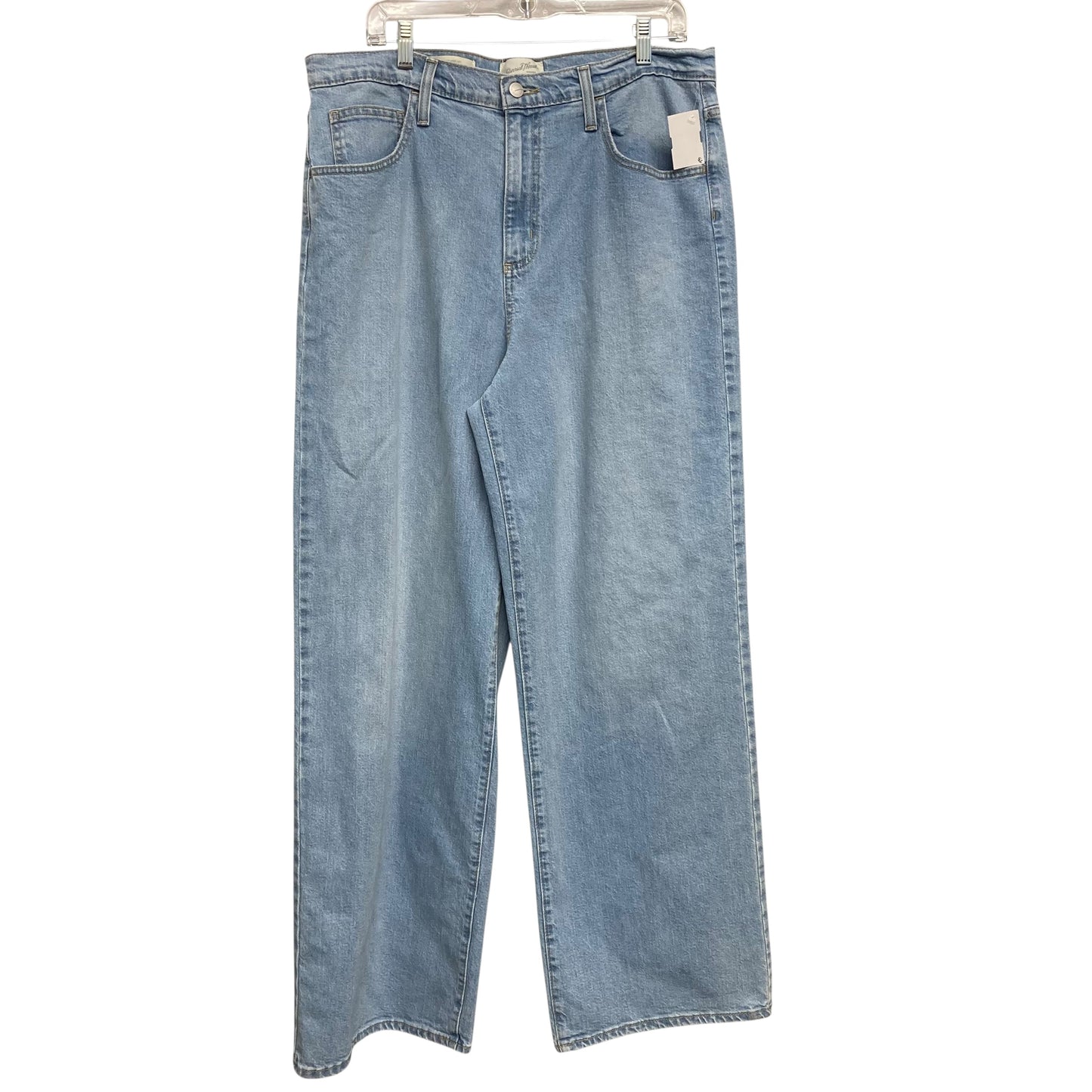 Jeans Wide Leg By Universal Thread In Blue Denim, Size:14