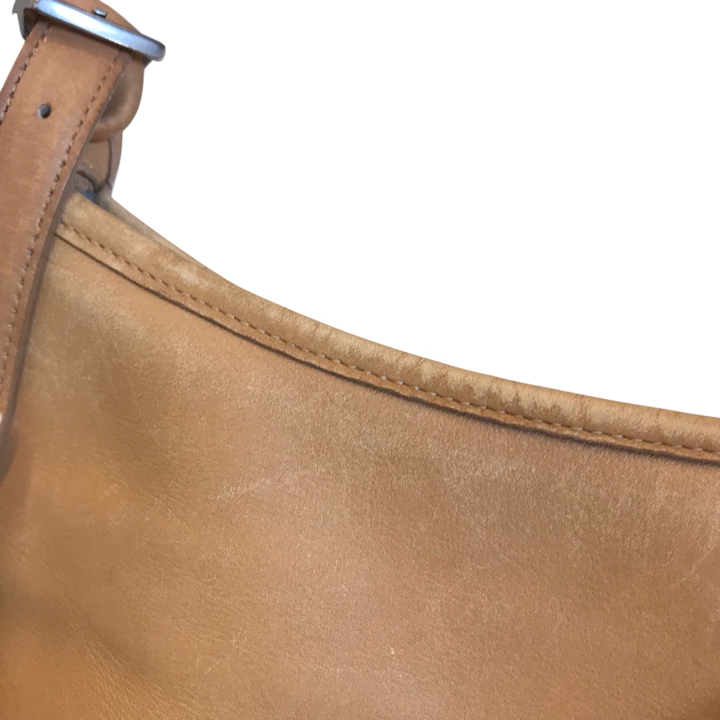 Crossbody Designer By Coach In Tan, Size:Small
