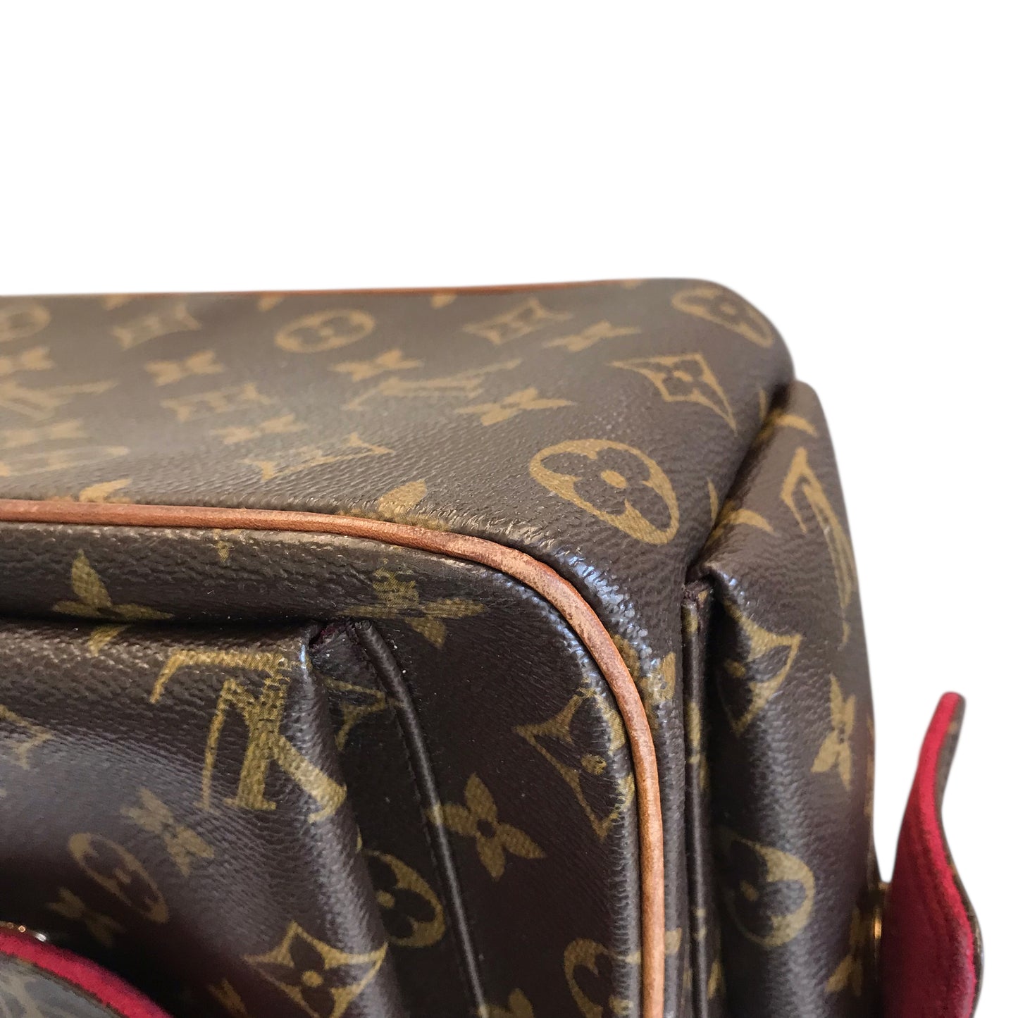 Handbag Luxury Designer By Louis Vuitton In Brown, Size:Medium