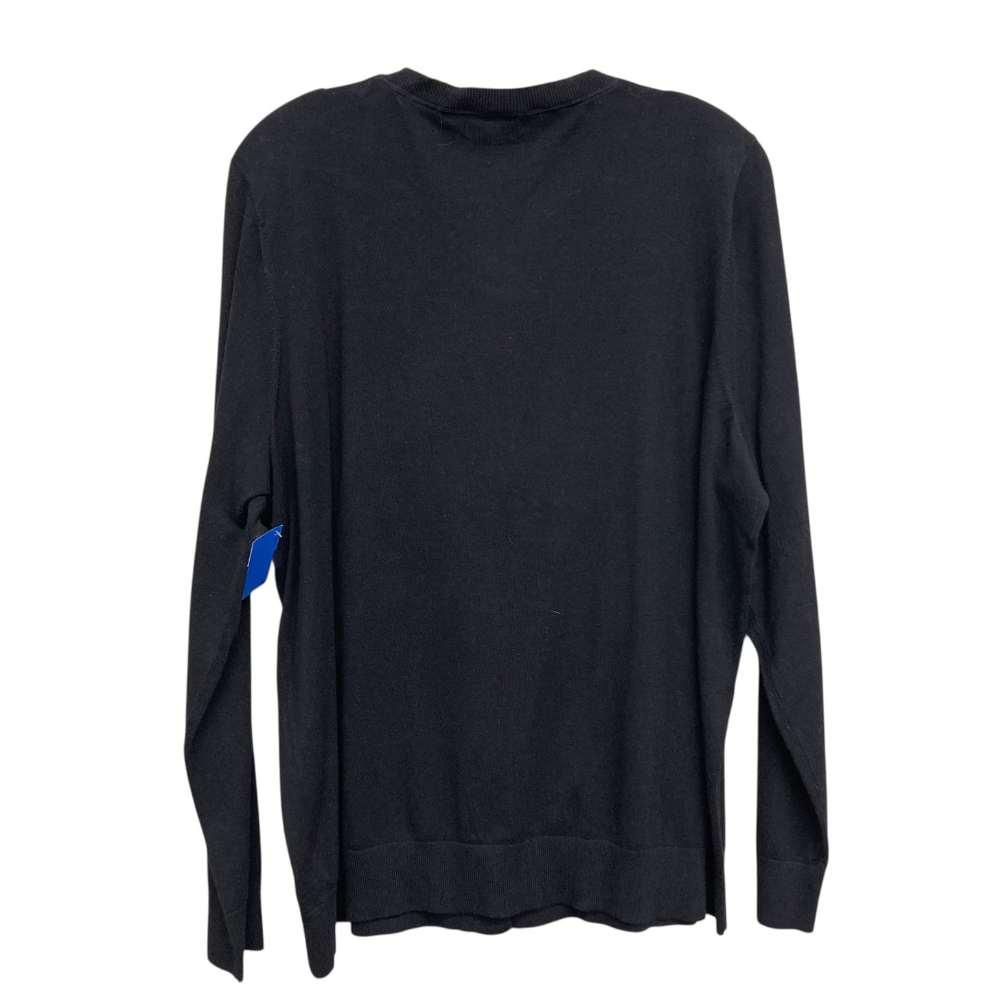 Sweater Cardigan By Talbots In Black, Size:2X