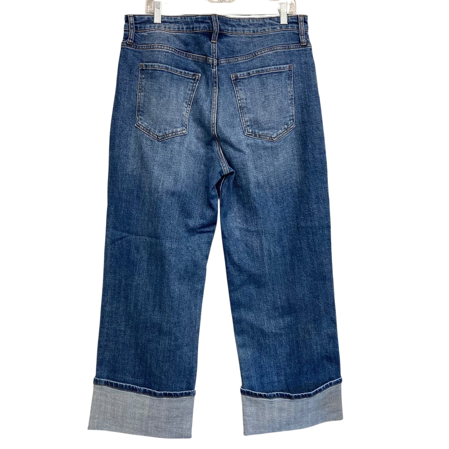 Jeans Wide Leg By Kut In Blue Denim, Size:12