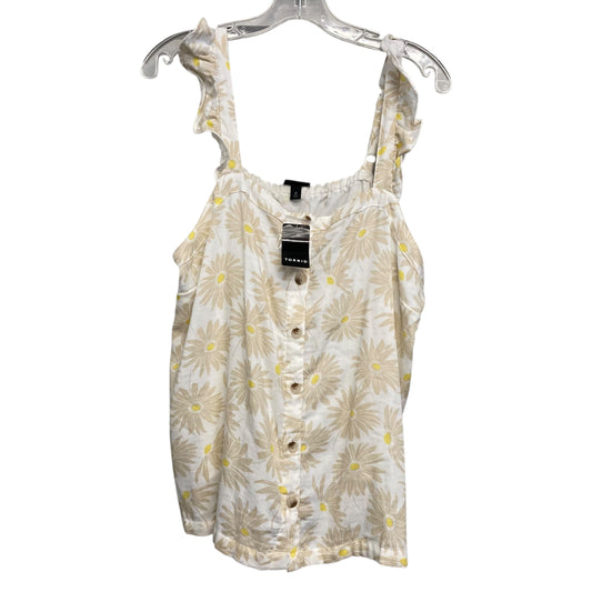 Top Sleeveless By Torrid In Floral Print, Size:L
