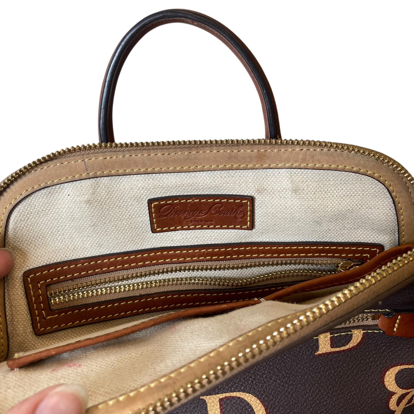 Backpack Designer By Dooney And Bourke In Brown, Size:Small